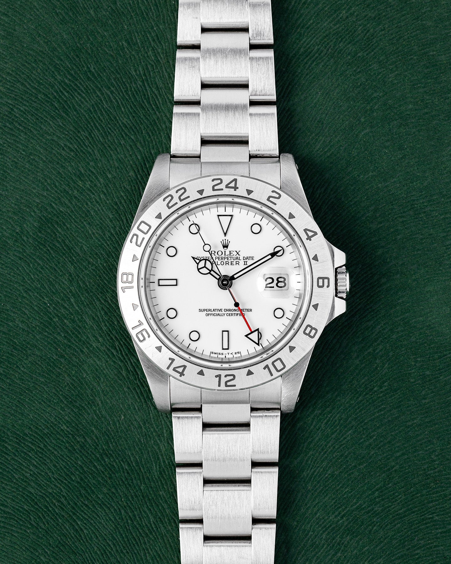 1994 Rolex Explorer II White Dial Steel Bezel 16570