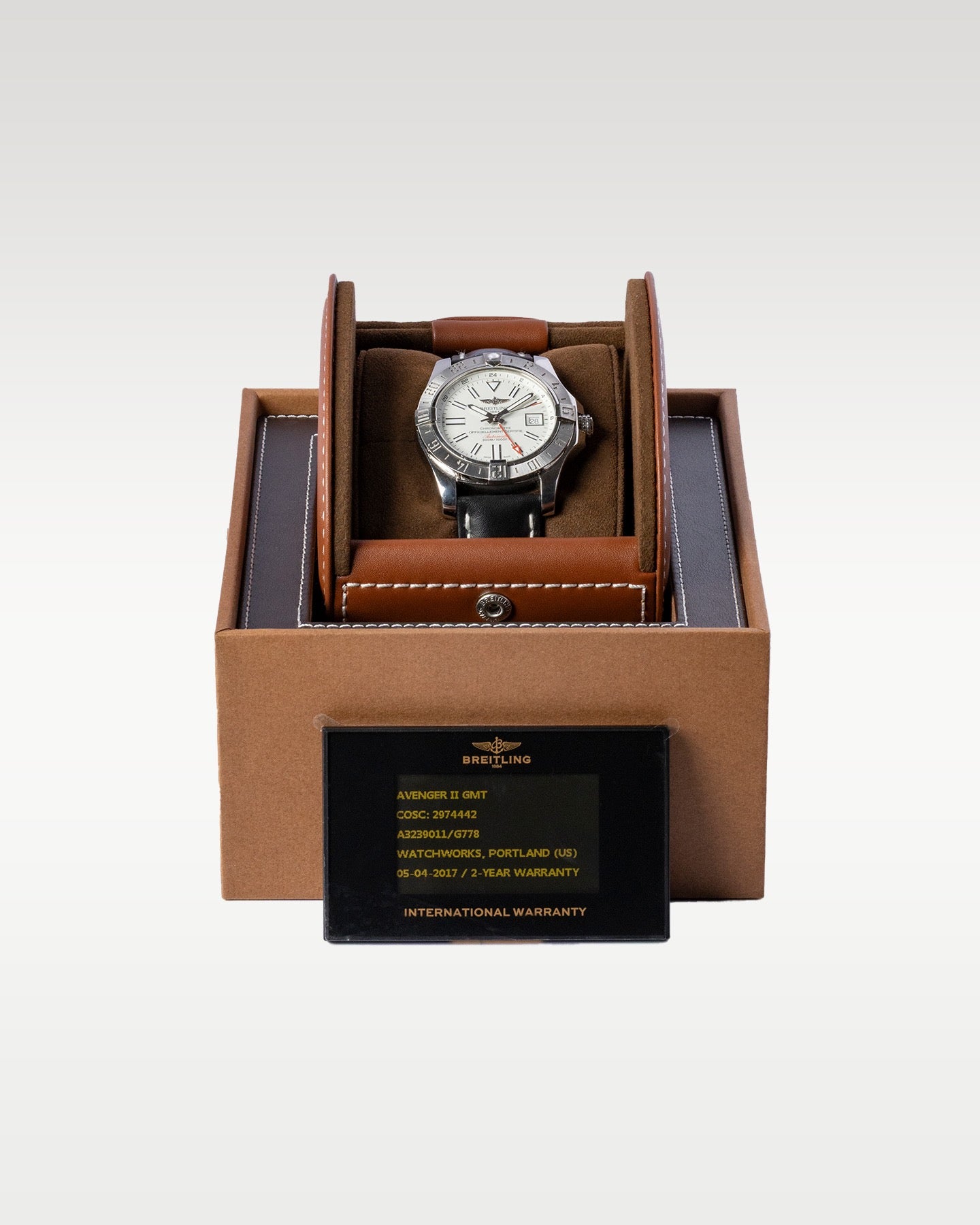 2017 Breitling Avenger II GMT A3239011/G778/435X/A20BA.1 | Grand Caliber DFW, Texas
