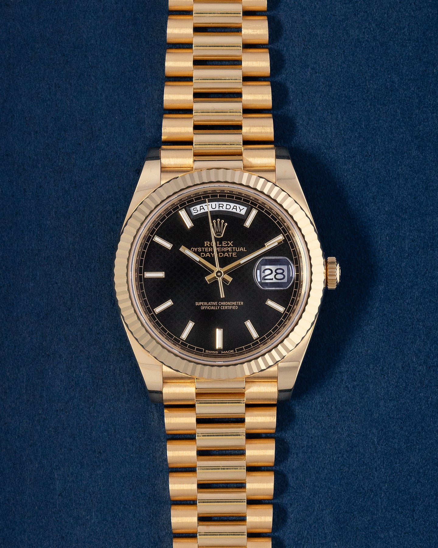 Gold Rolex Black Friday Sale 2018 2018 Rolex Day-Date Black Dial