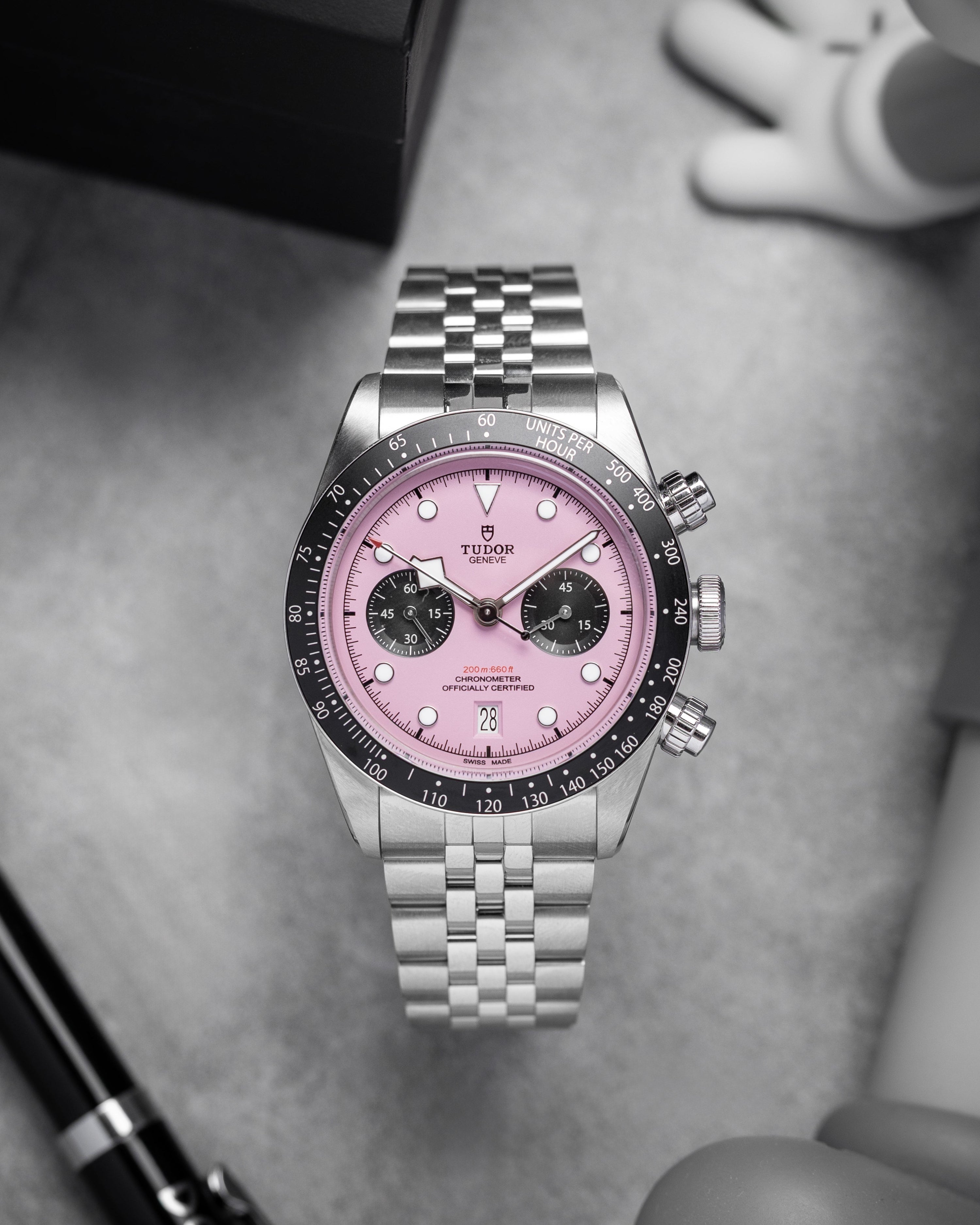 2024 Tudor Black Bay Chrono 79360N Pink and Black Watch | Grand Caliber Dallas