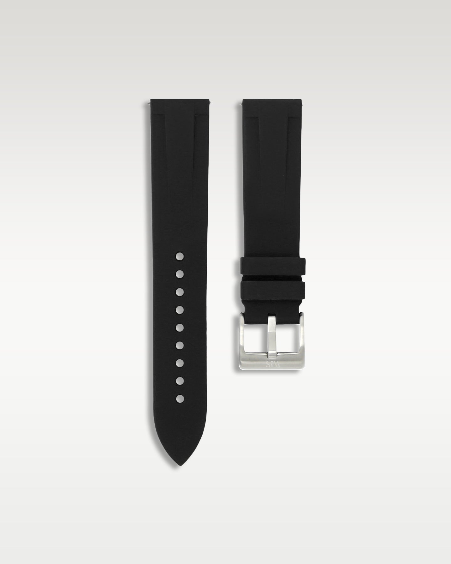 Quick Release Rubber Strap in Black
