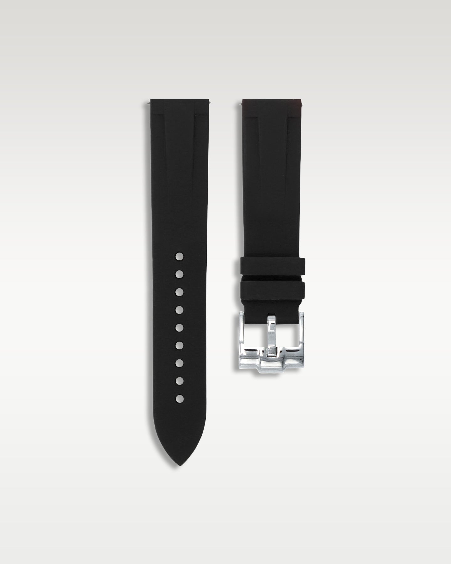 Quick Release Rubber Strap in Black
