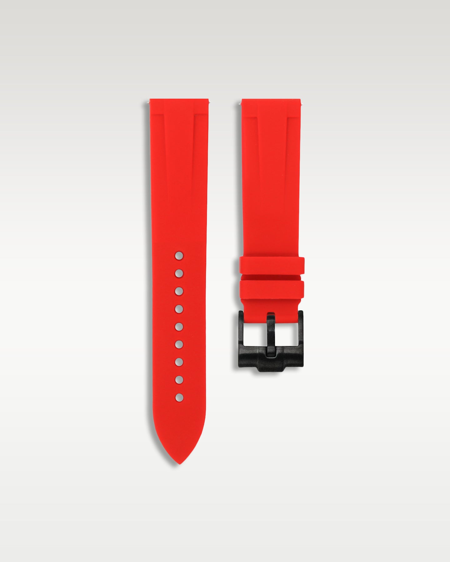 Quick Release Rubber Strap in Red