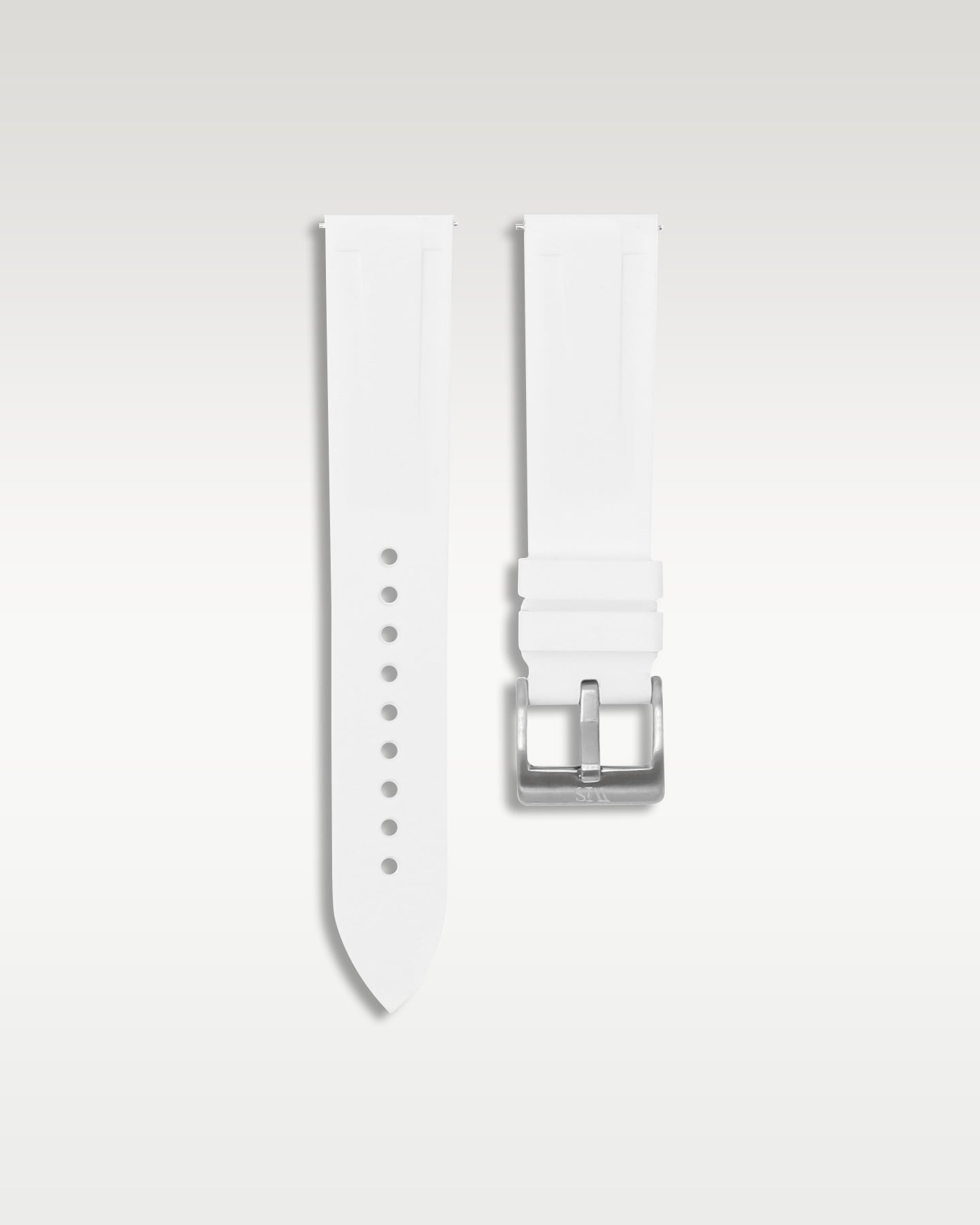 Quick Release Rubber Strap in White