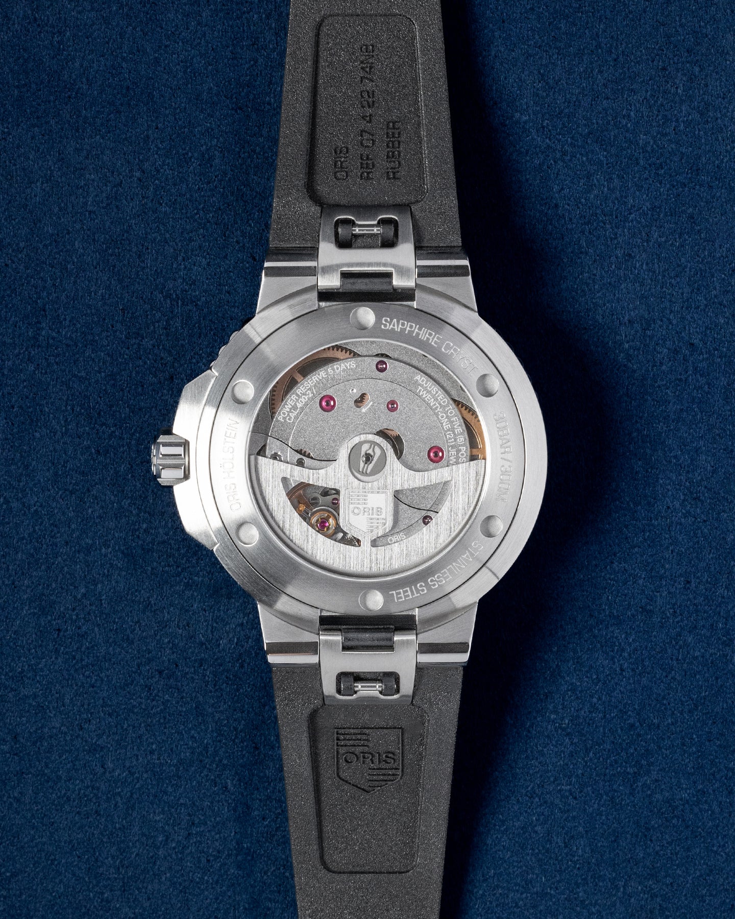 Oris Aquis Date 0140077694135-0742274FC Steel Blue Watch | Grand Caliber Dalas