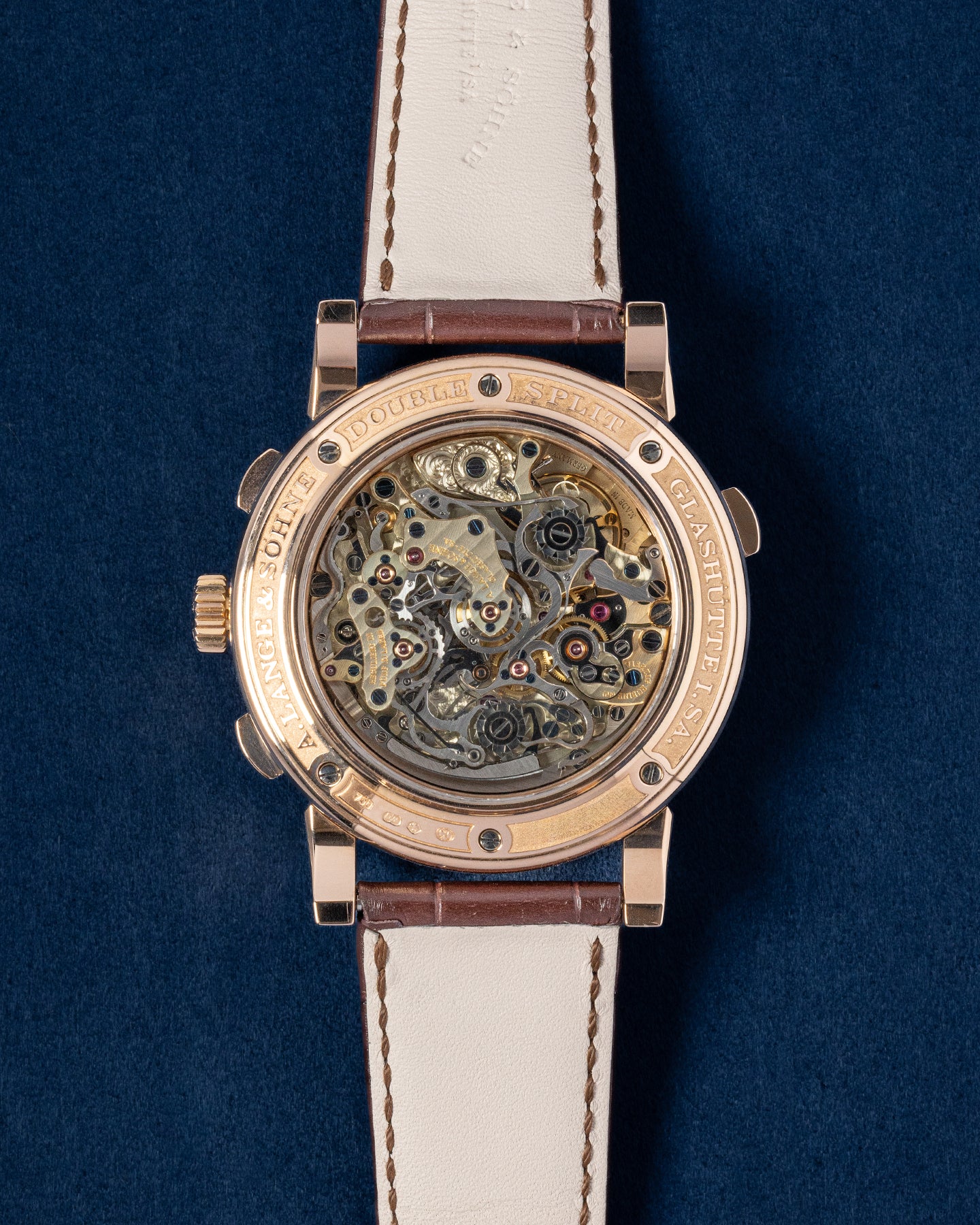 Rose Gold A Lange and Sohne Double Split 404.032 Watch | Grand Caliber Dallas