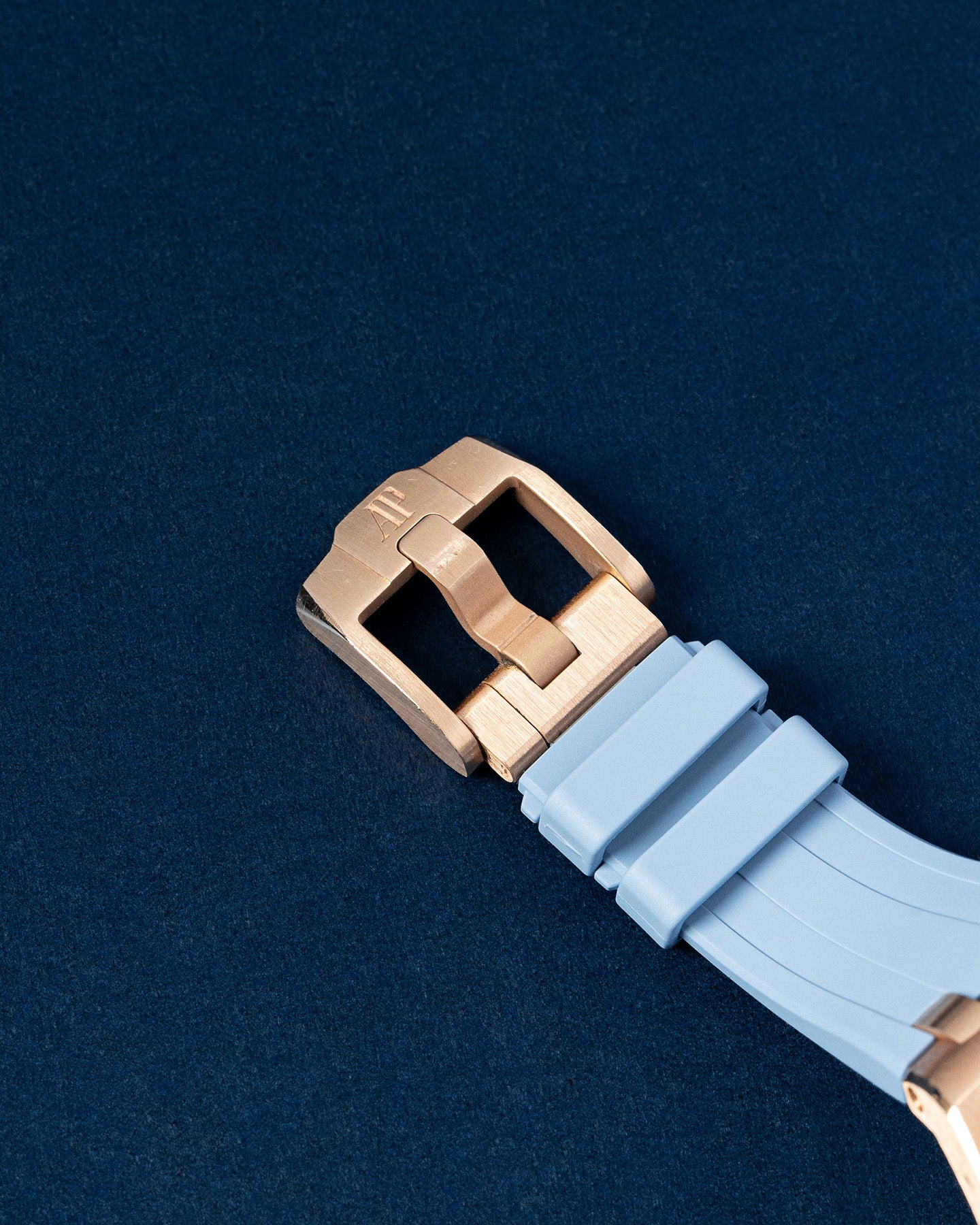 37mm Rose Gold Light Blue Audemars Piguet Royal Oak Offshore 26231OR Watch at Grand Caliber