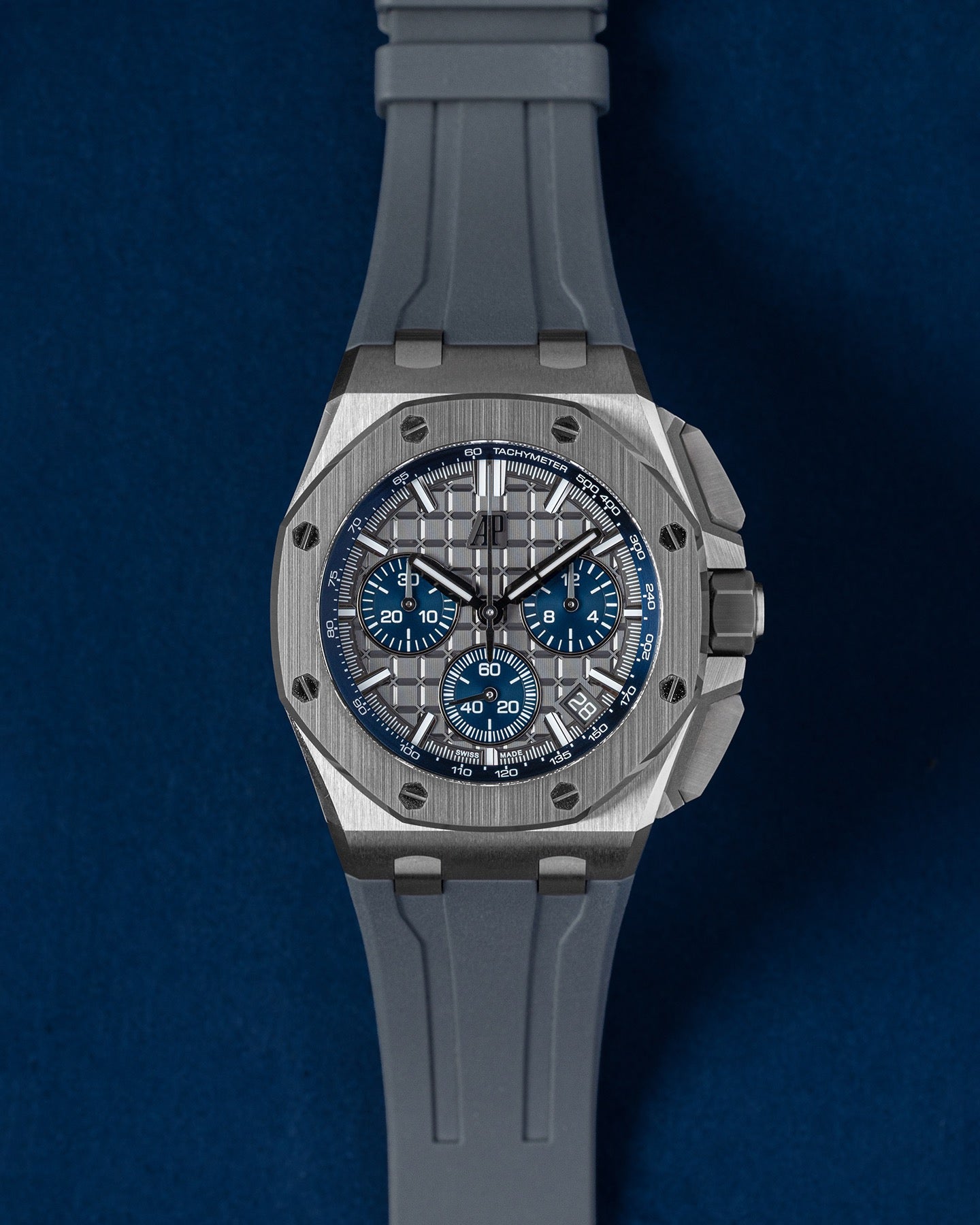 Grey AP Royal Oak Offshore Selfwinding Chronograph | Grand Caliber Dallas, Texas