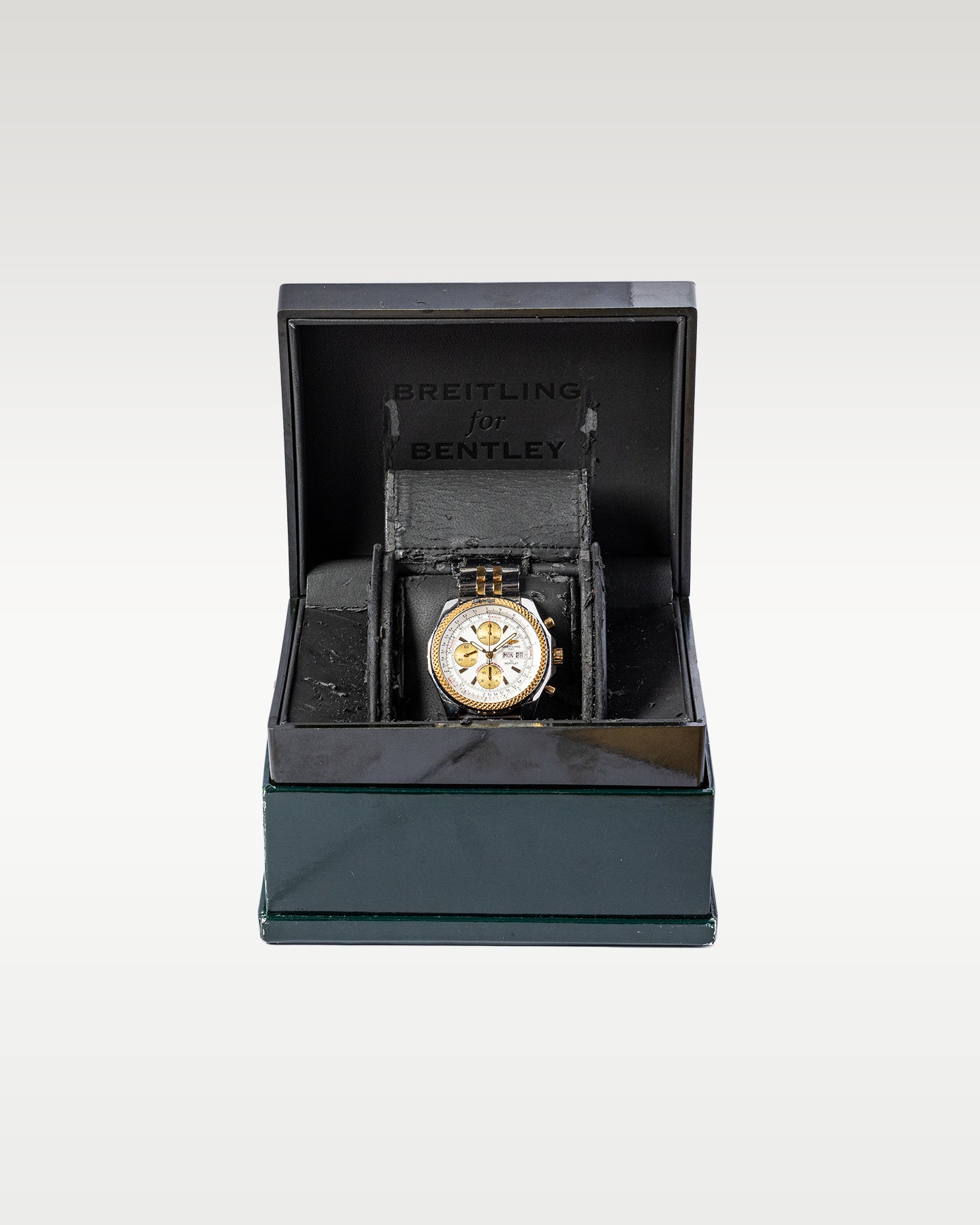 44.8mm Two Tone Yellow Gold Breitling Bentley GT D13362 Watch | Grand Caliber