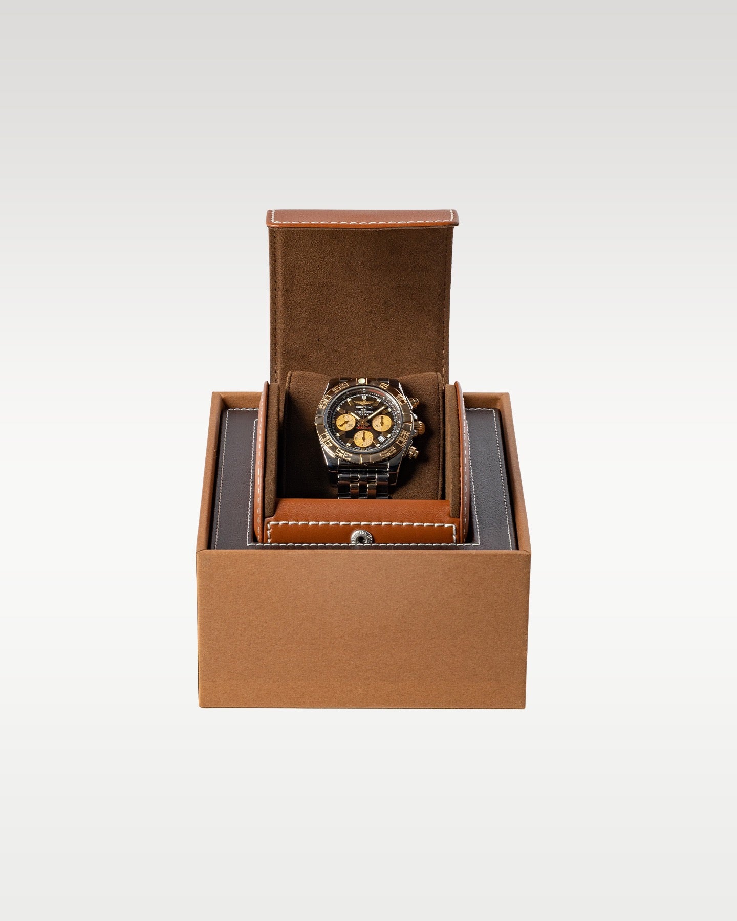 Two Tone Breitling Chronomat 44 CB011012.Q576.375C | Grand Caliber TX