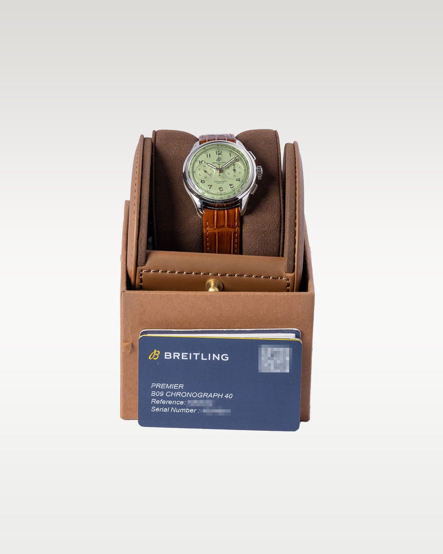 Pistachio Green Breitling Premier B09 Chronograph | Grand Caliber Dallas, Texas