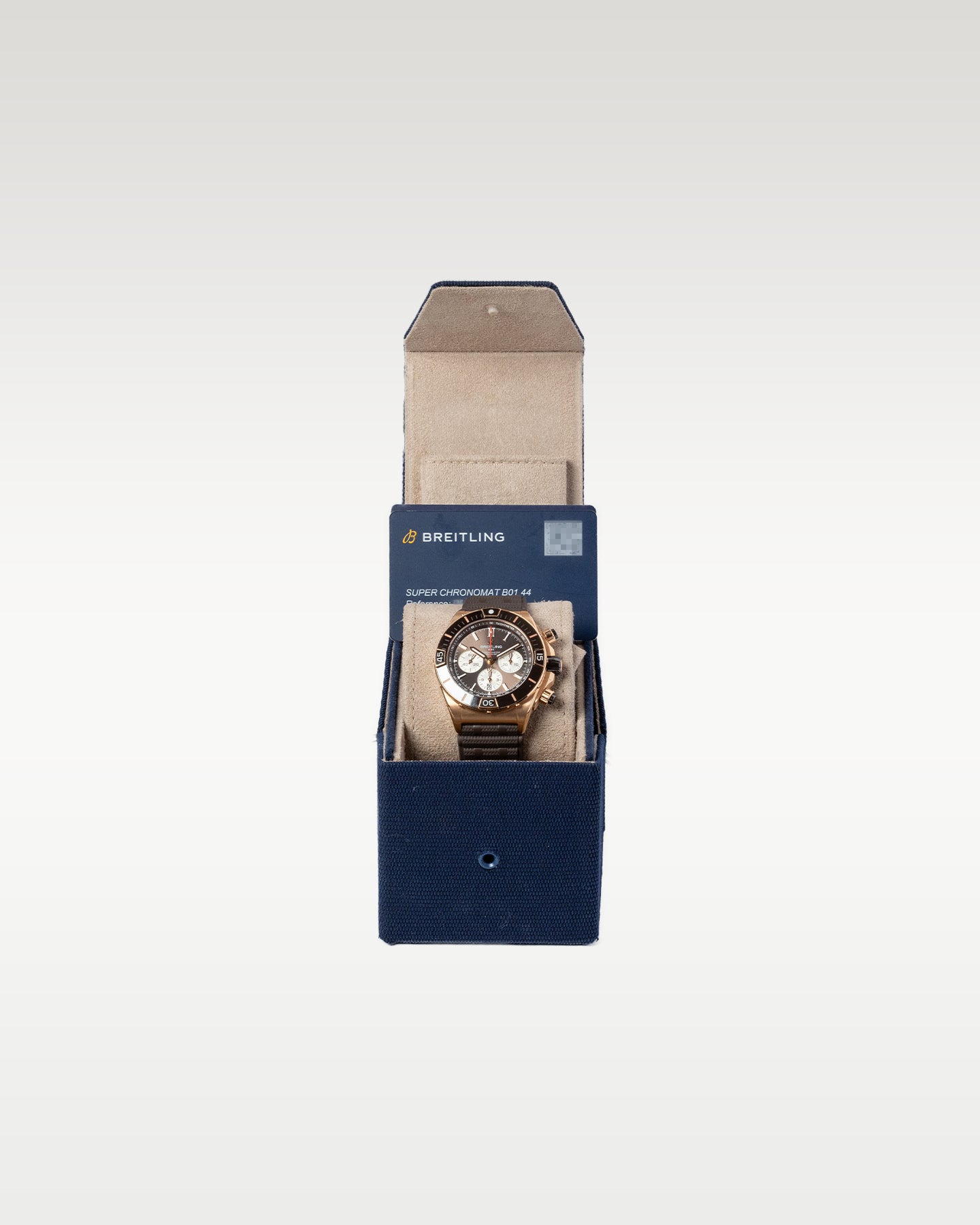 Rose Gold Breitling Super Chronomat B01 RB0136E31Q1S1 Brown Watch | Grand Caliber Dallas