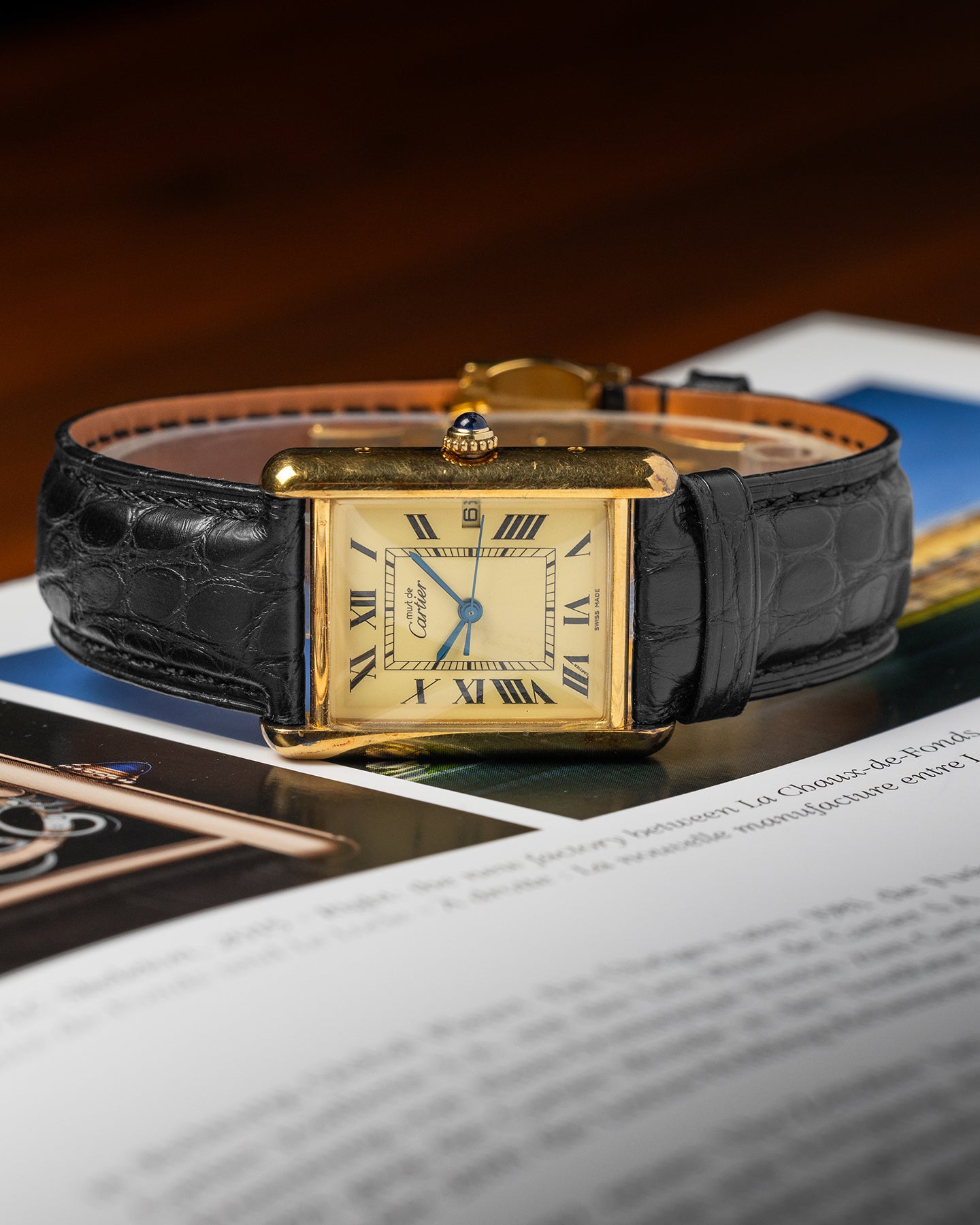 Cartier Musk Tank Large 2413 Dallas Cartier Luxury Watch Store