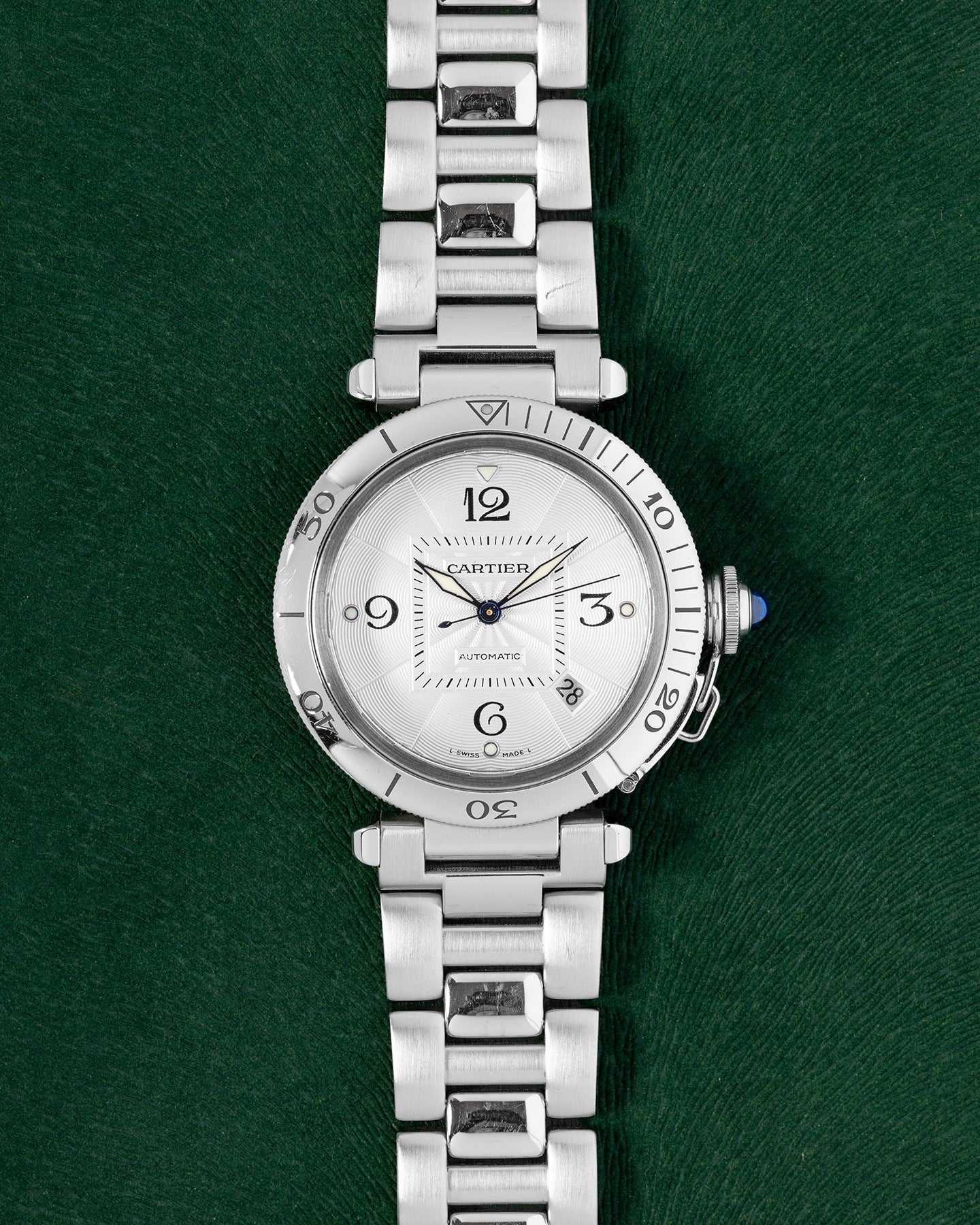 Steel Vintage Cartier Pasha 38 2379 | Grand Caliber Dallas, Texas