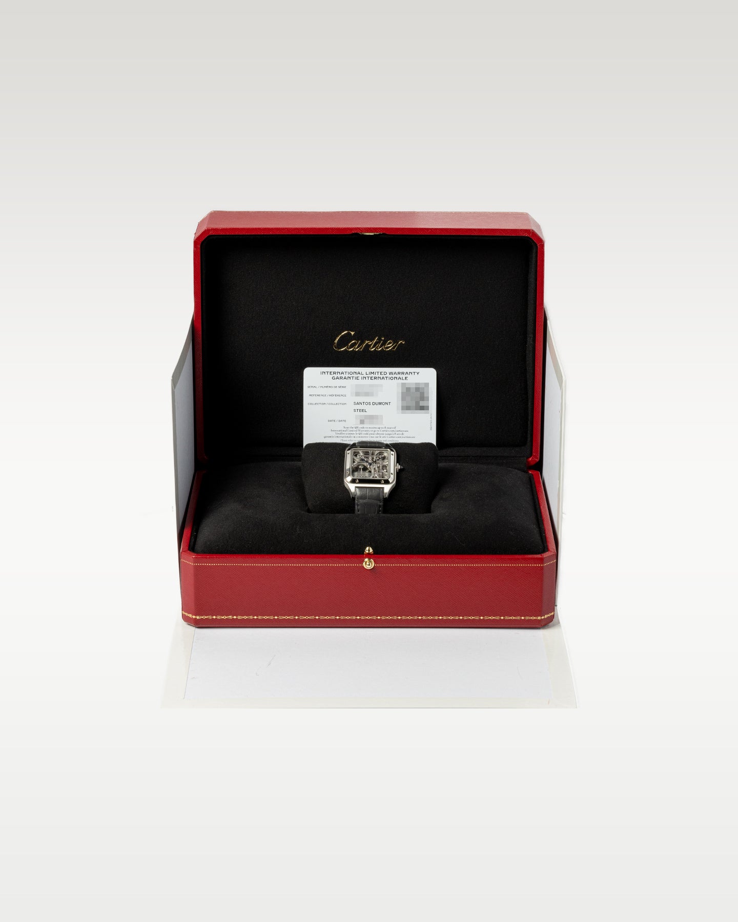 31mm Cartier Santos Dumont WHSA0032 La Demoiselle Skeleton Dial Watch