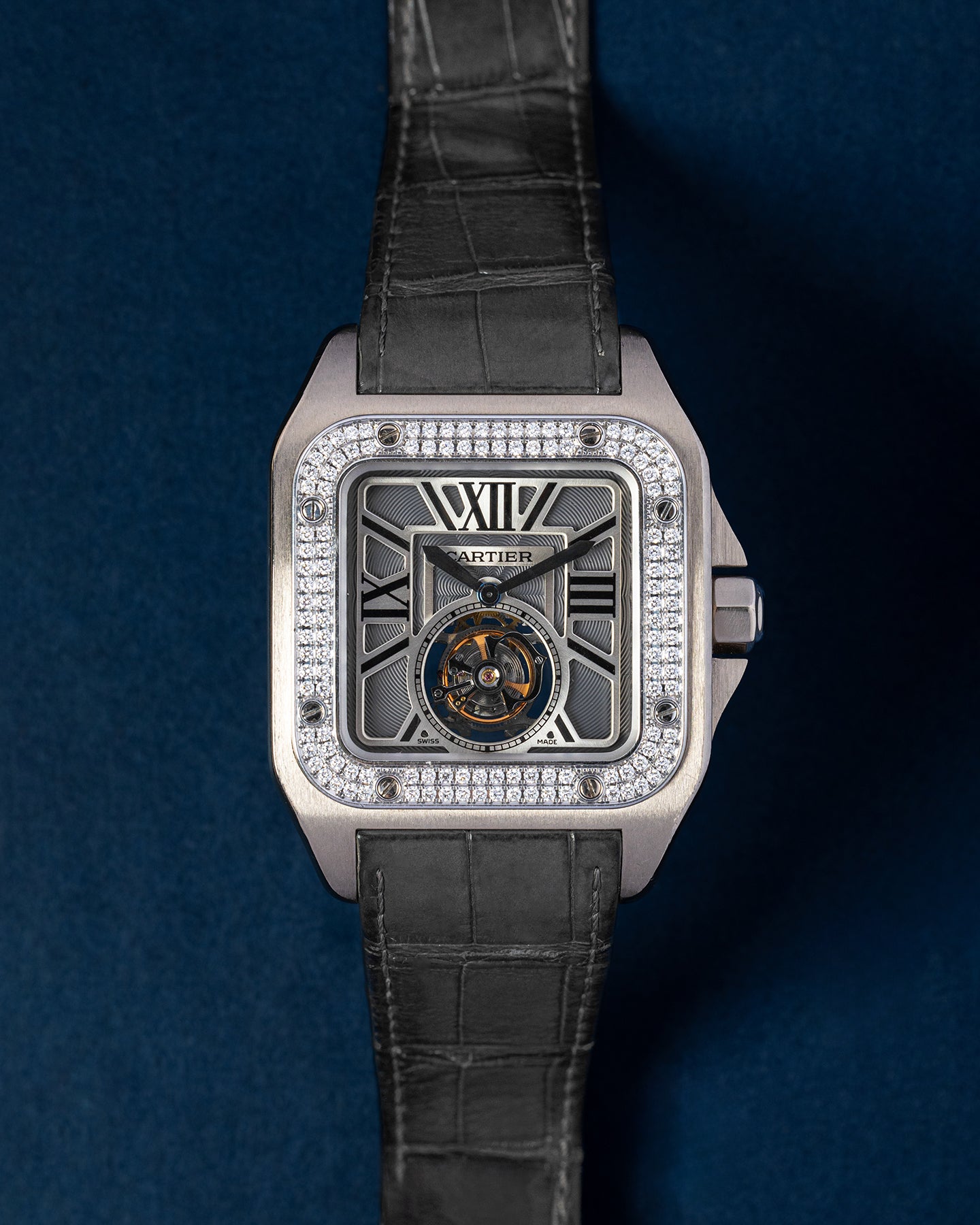Cartier Santos 100 Flying Tourbillon W2020017