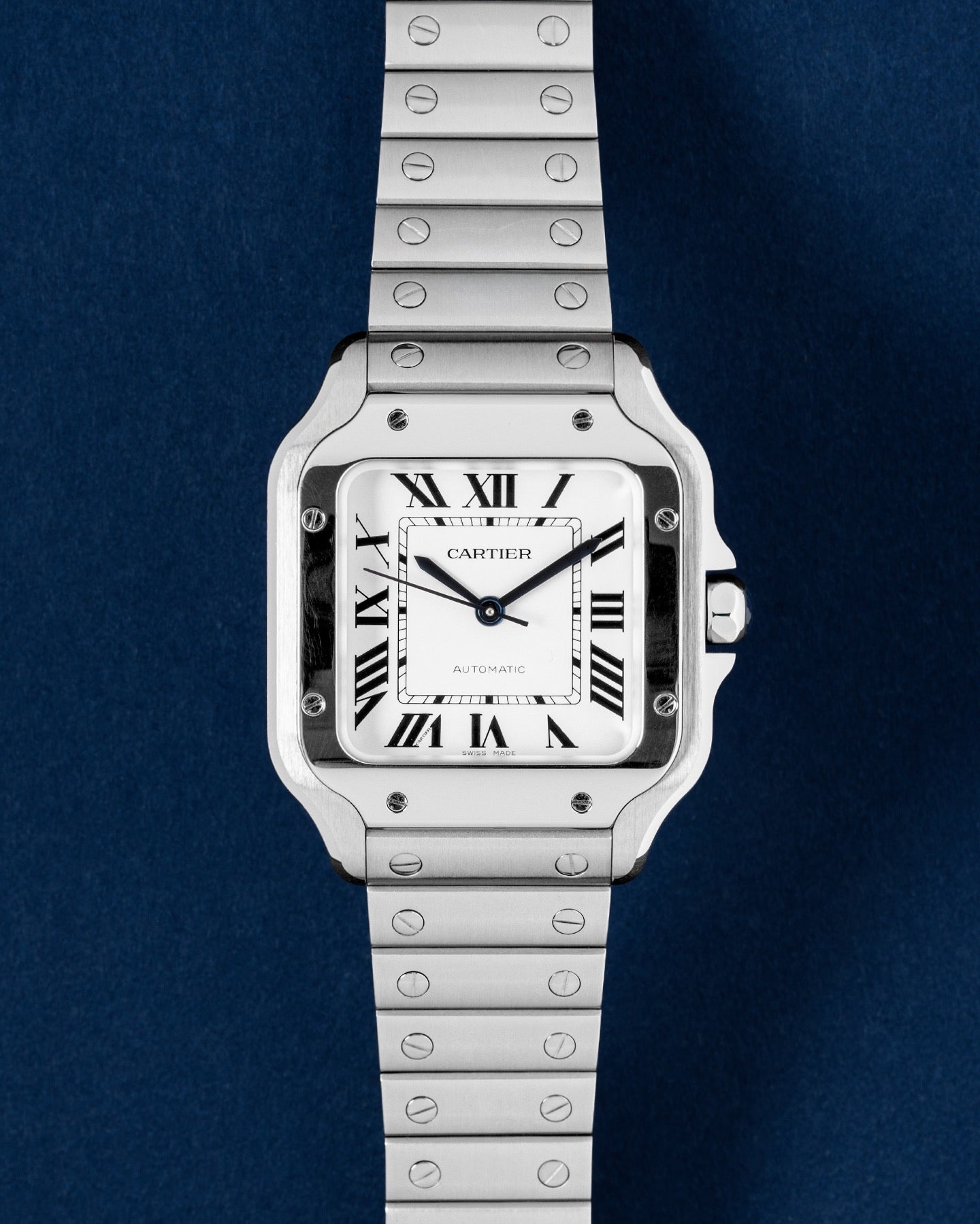 Medium Model Cartier Santos De Cartier WSSA0029 | Grand Caliber Watches