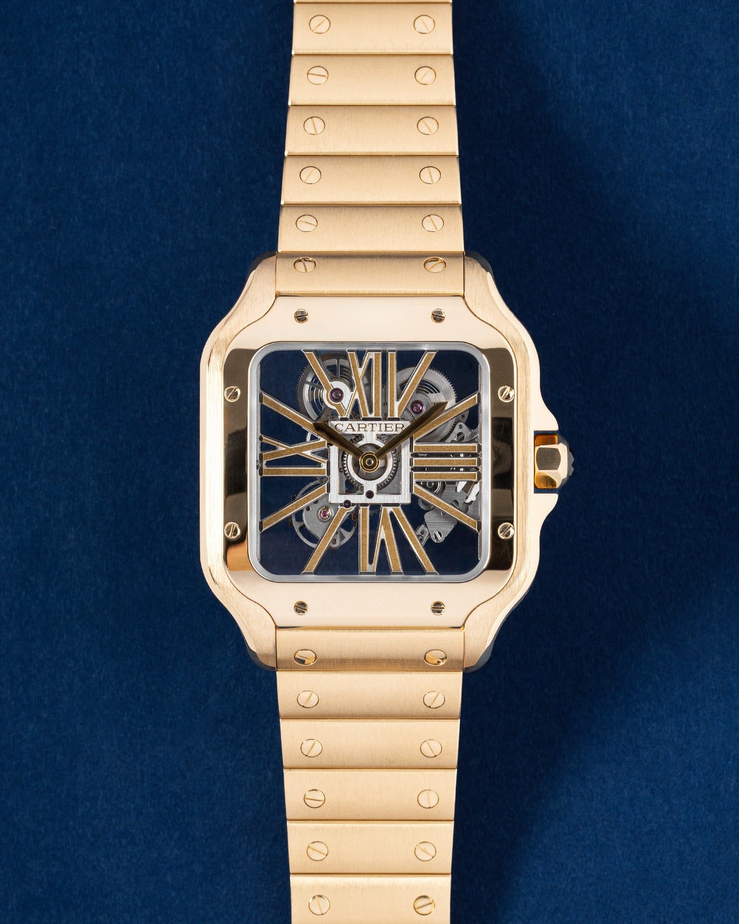 Cartier Santos Skeleton | Cartier Dallas – Grand Caliber