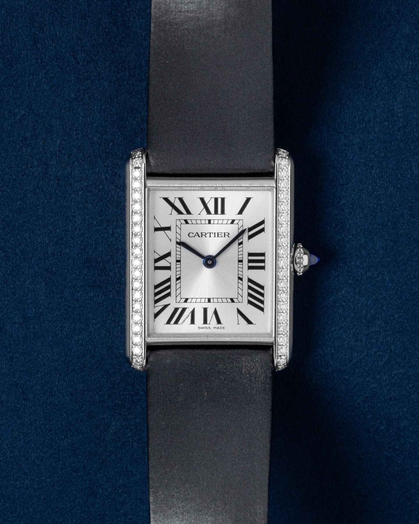 Large Cartier Tank Must Diamonds W4TA0017 | Grand Caliber Dallas, TX