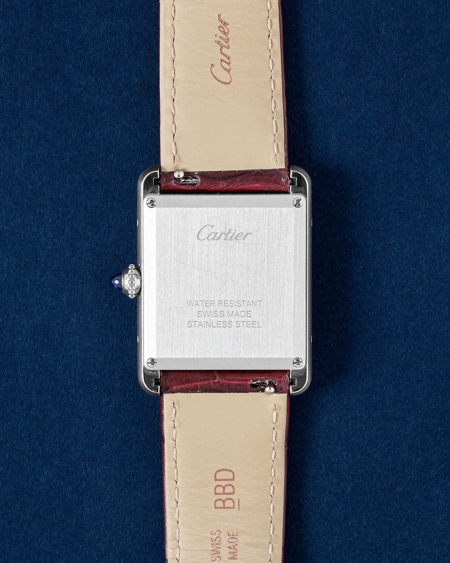 Red Cartier Tank Must WSTA0054 | Grand Caliber Dress Watches Dallas