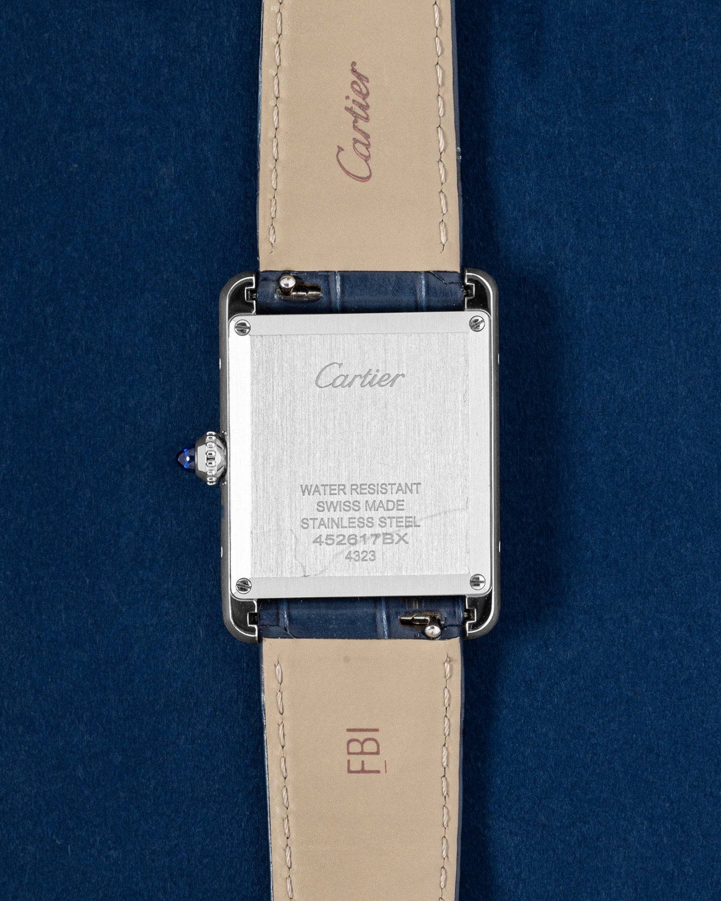 blue Cartier Tank Must WSTA0055 | Grand Caliber women's watches