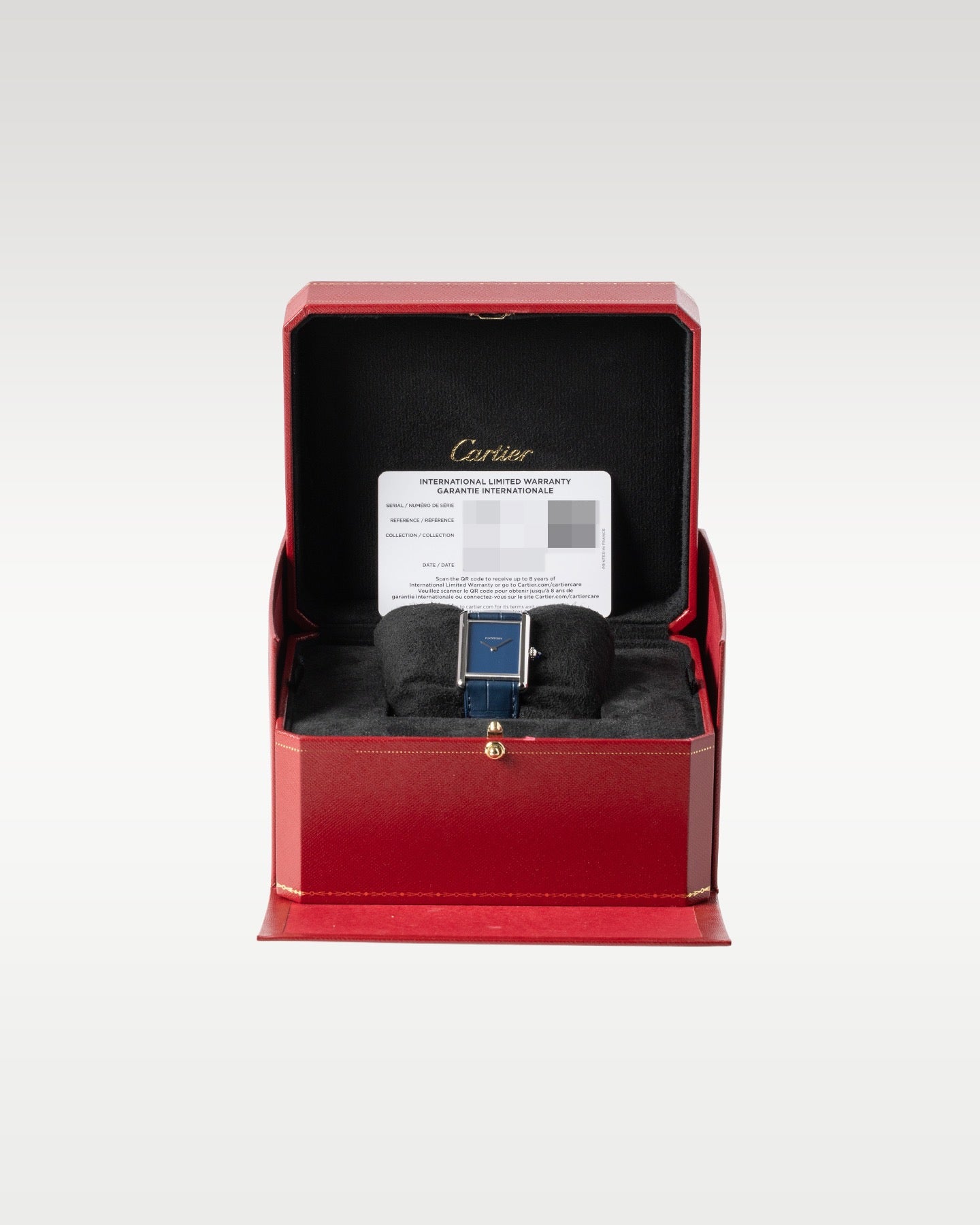 blue Cartier Tank Must WSTA0055 | Grand Caliber women's watches