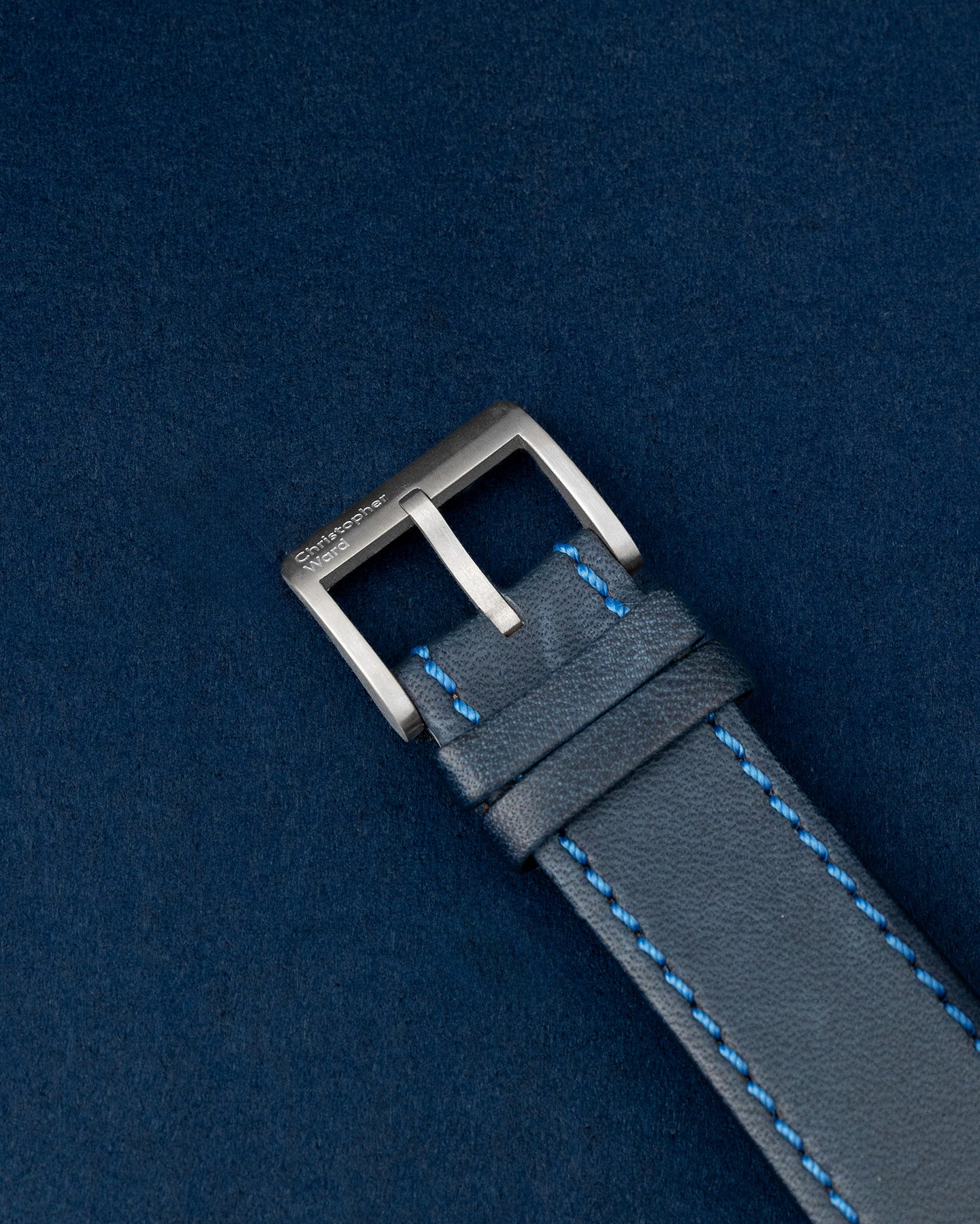 Blue Stainless Steel 41mm Christopher Ward C1 Bel Canto Watch