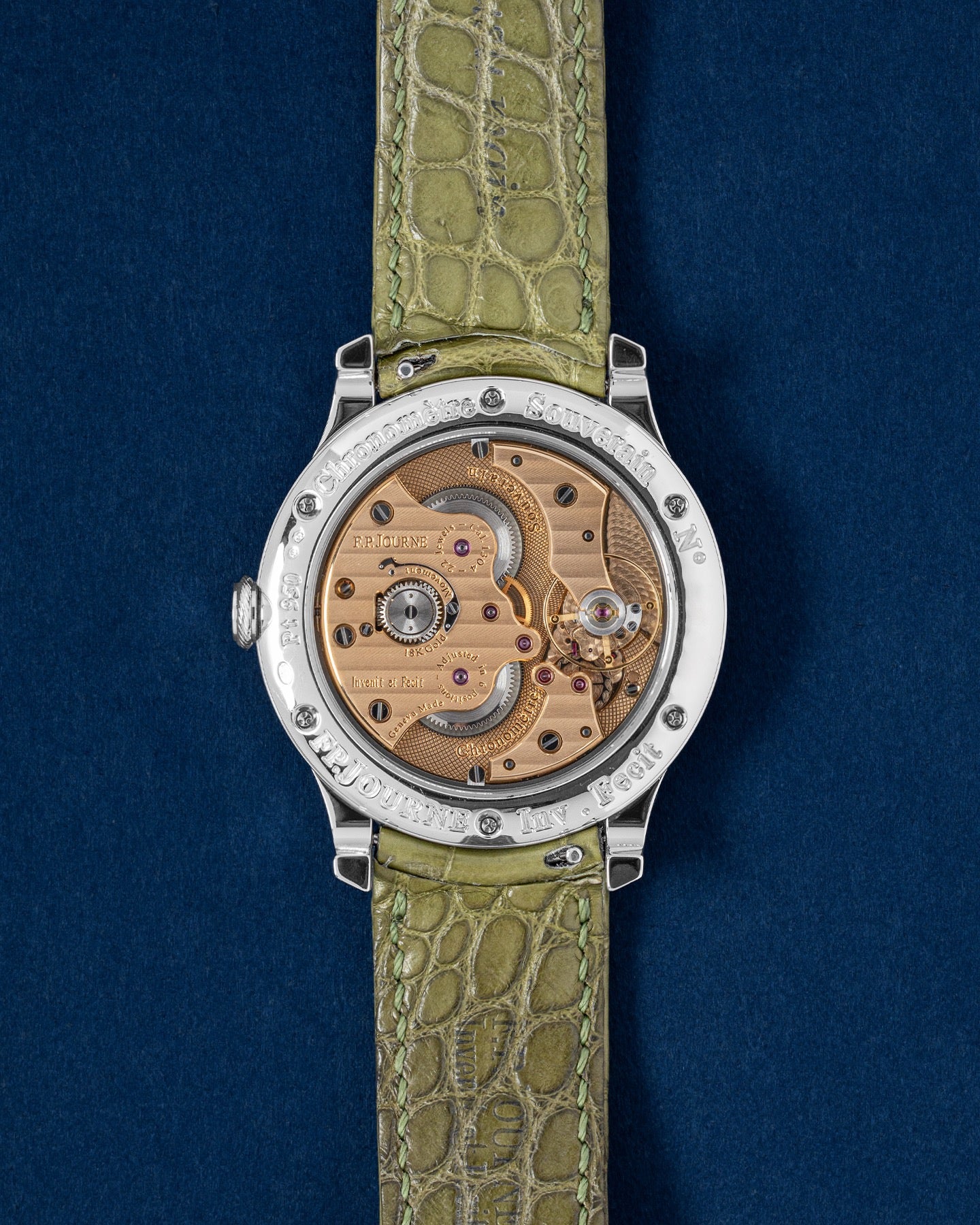 Platinum F.P.Journe Chronomètre Souverain Havana CS | Grand Caliber USA