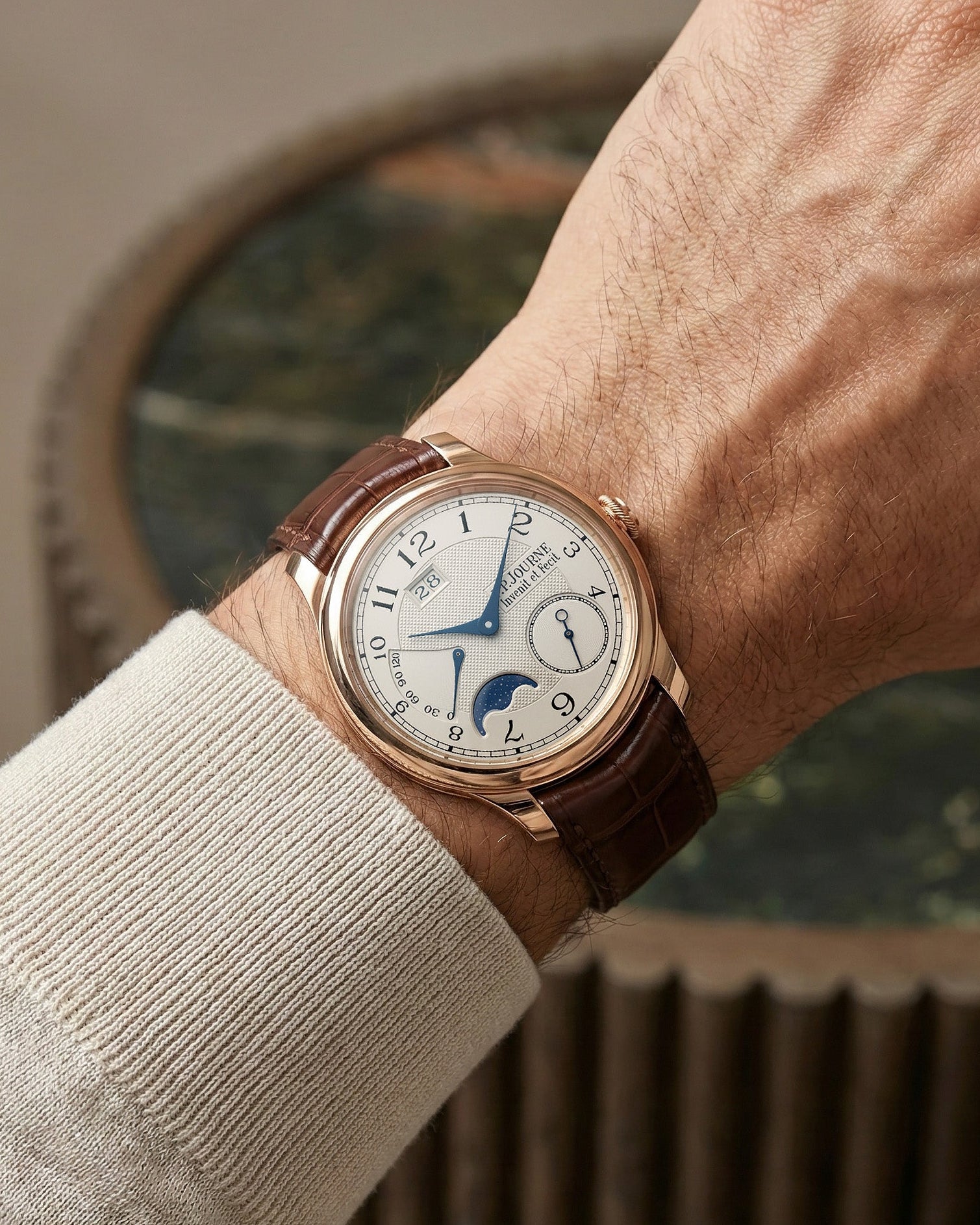 rose gold F.P.Journe Octa Auto Matique Lune AL | Grand Caliber Watches