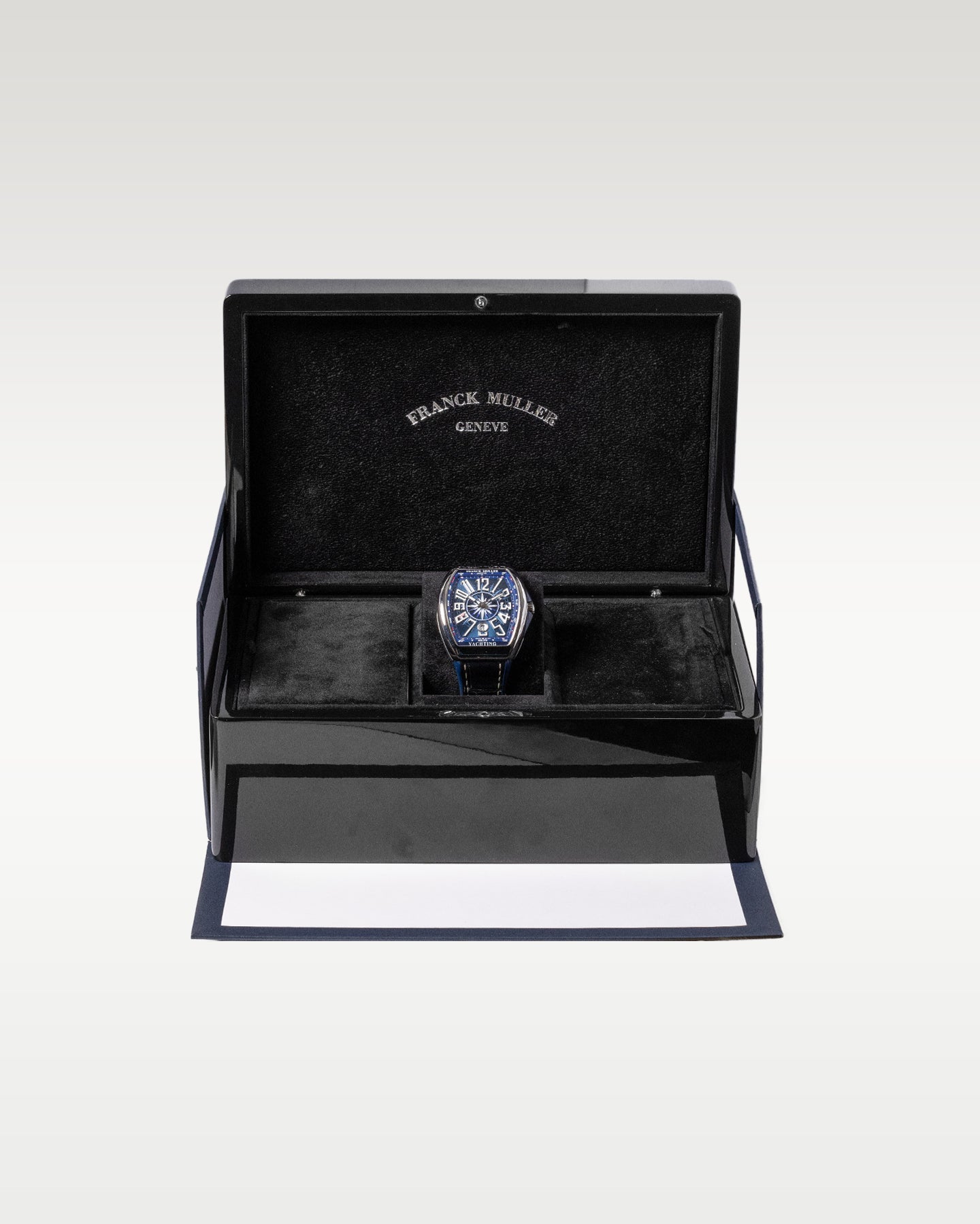 Steel Blue Franck Muller Vanguard Yachting V41 SC DT Watch | Grand Caliber
