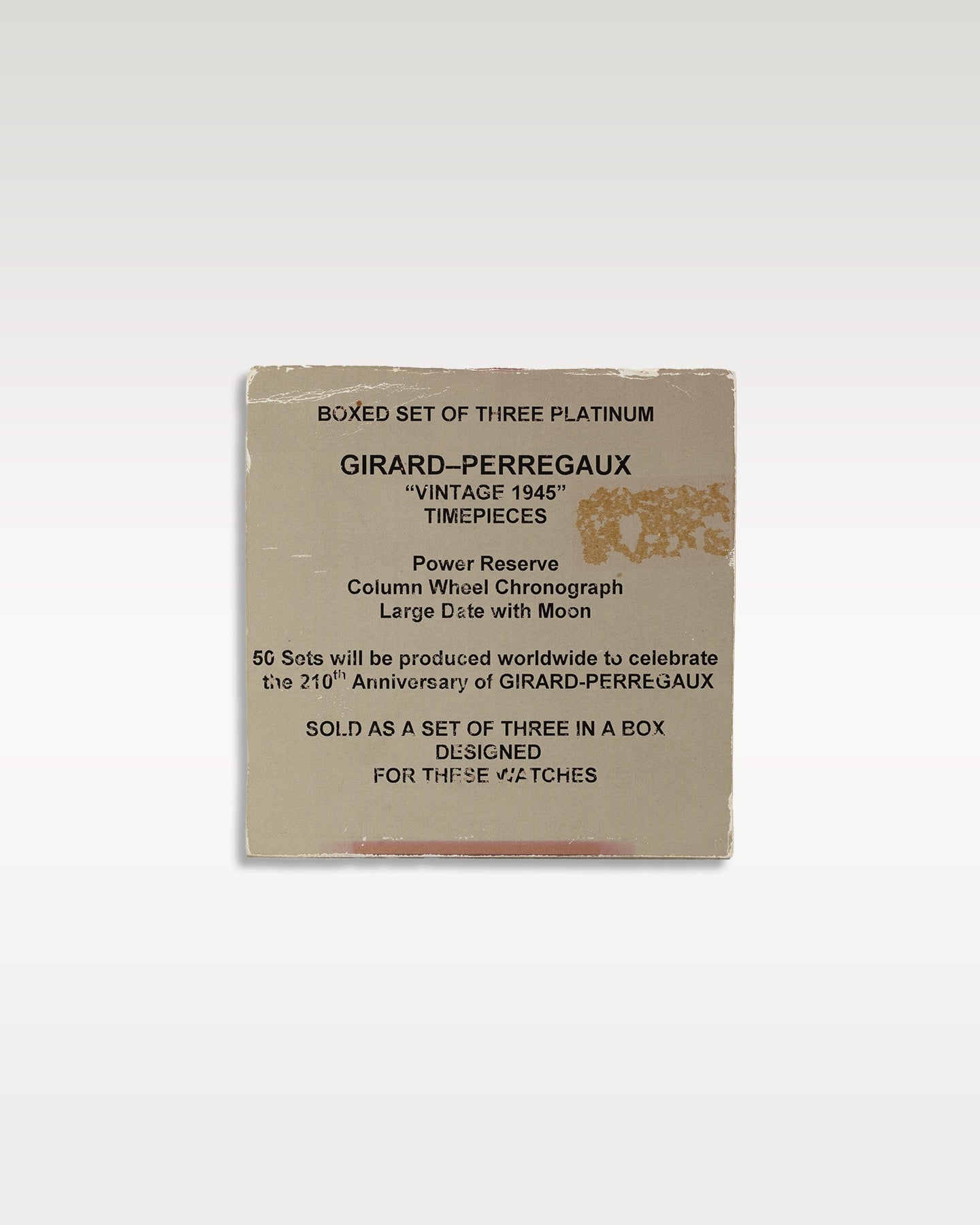Girard-Perregaux Collection Prestige Vintage 1945 25850.0.71.2152/25990.0.71.2152/25800.0.71.215