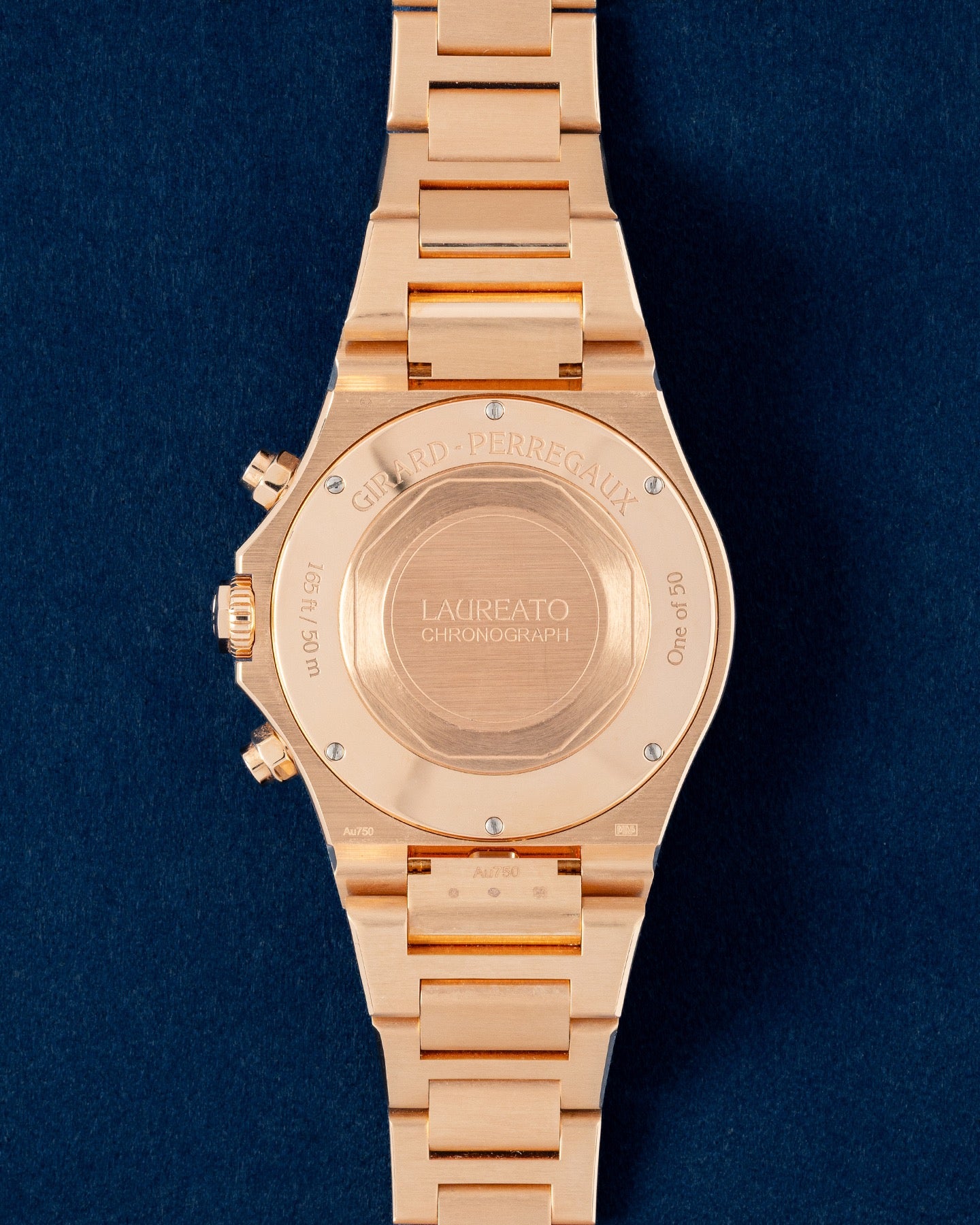 Rose Gold Girard-Perregaux Laureato Chronograph 42mm 81020 | Grand Caliber