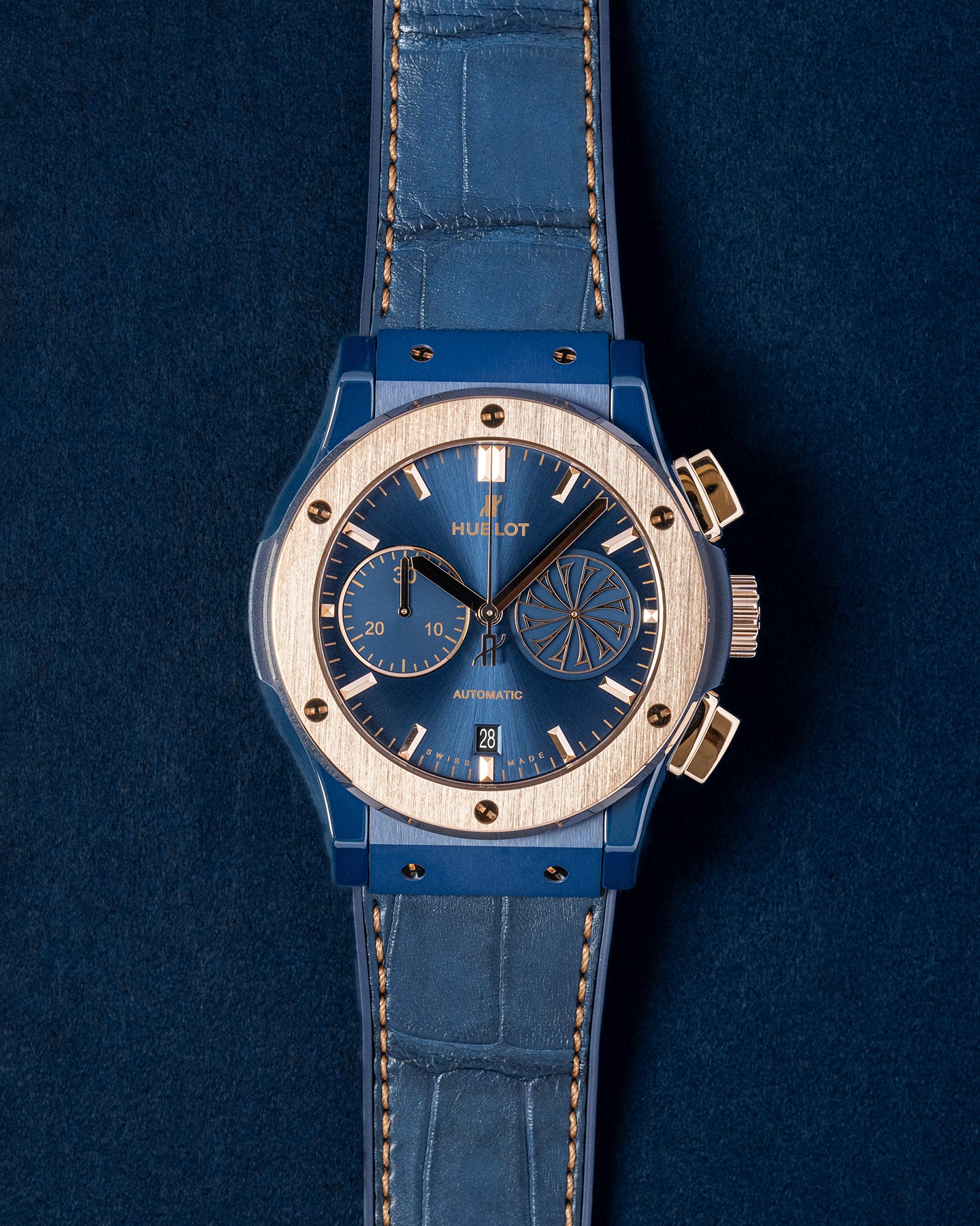 Limited Edition Hublot Classic Fusion Chronograph Boutique Mykonos 521.EO.7128.LR.MYO21