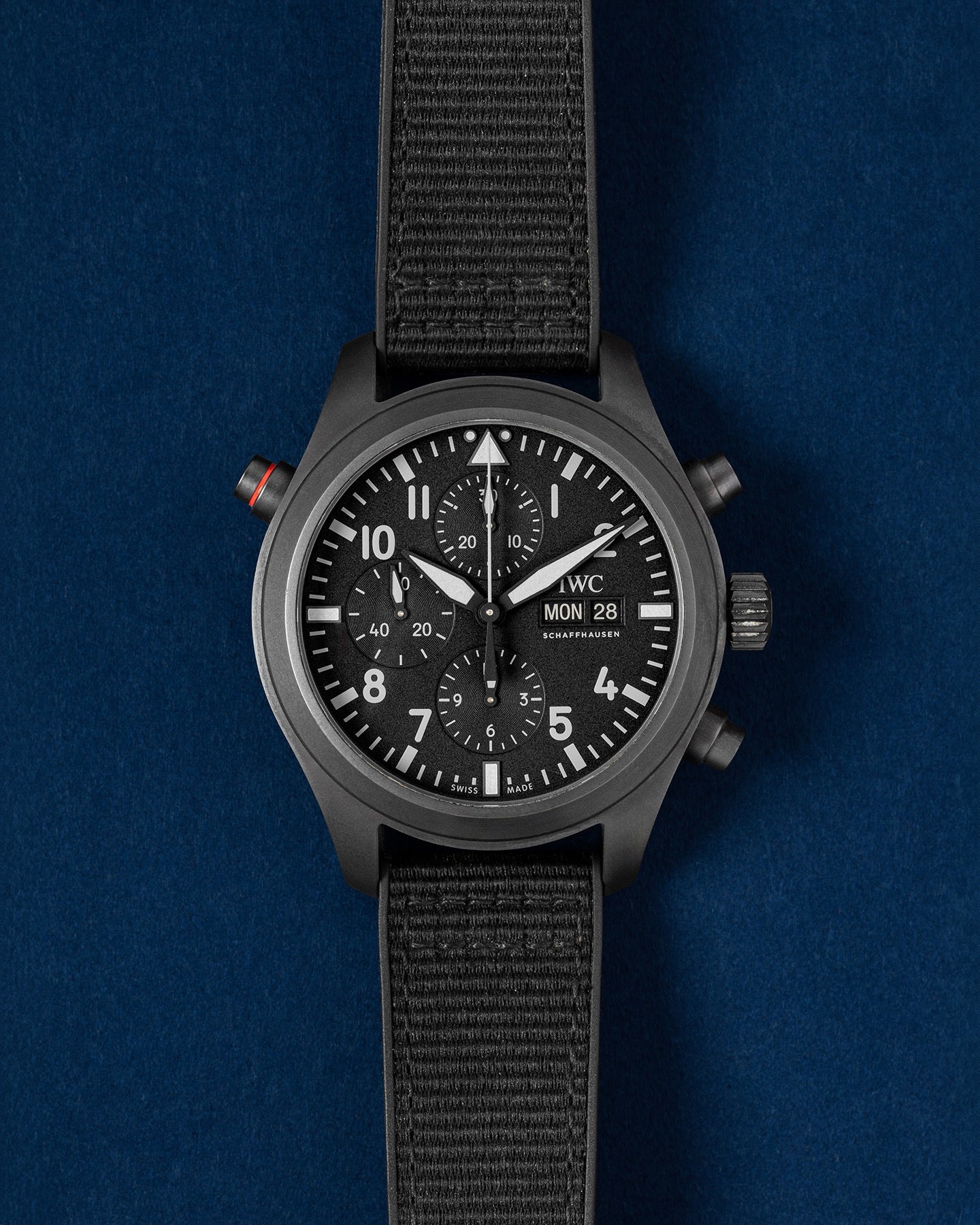 Ceramic IWC Pilot Double Chronograph IW371815 | Grand Caliber Watches