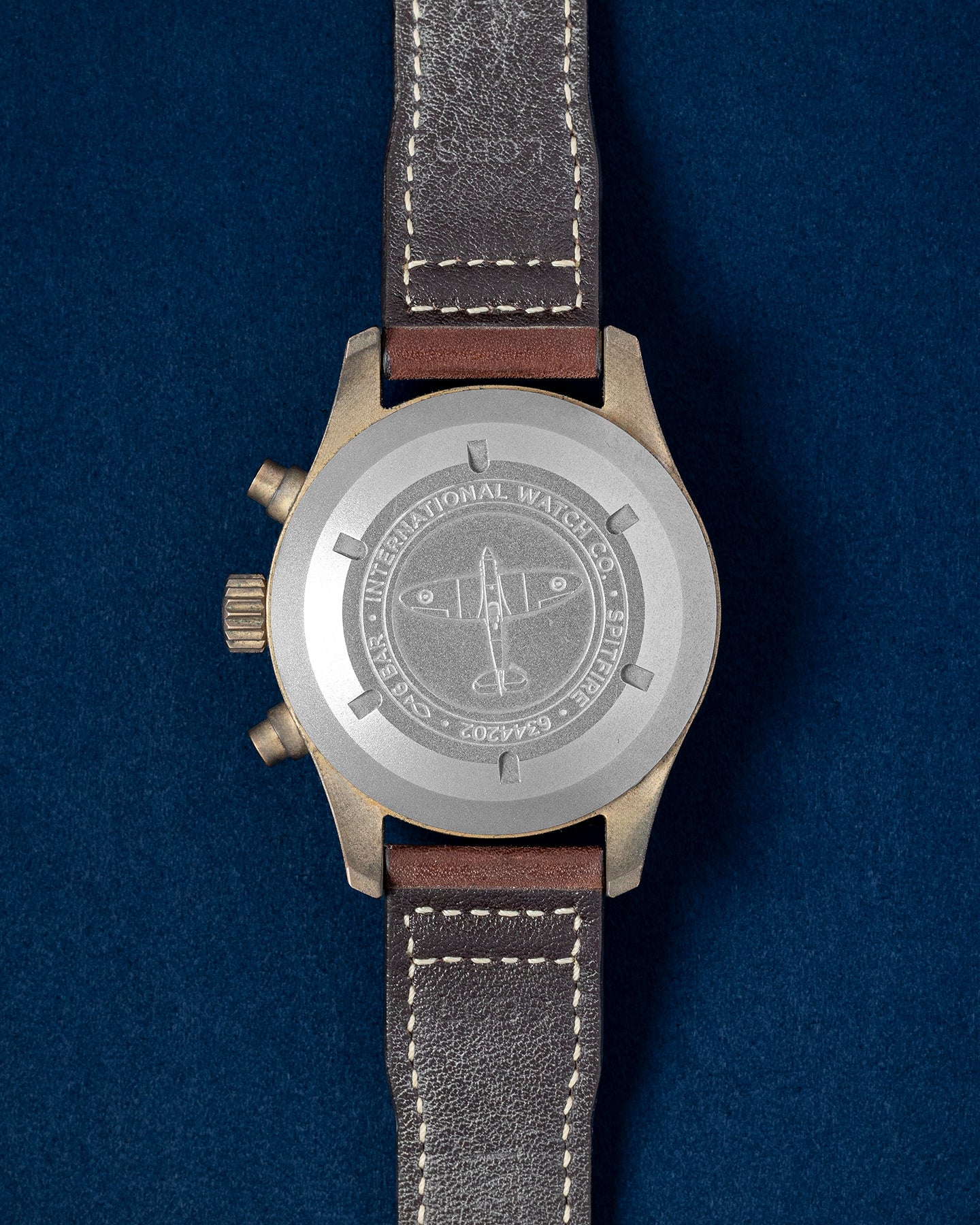 2022 Bronze IWC Pilot's Watch Chronograph Spitfire IW387902 | Grand Caliber Dallas