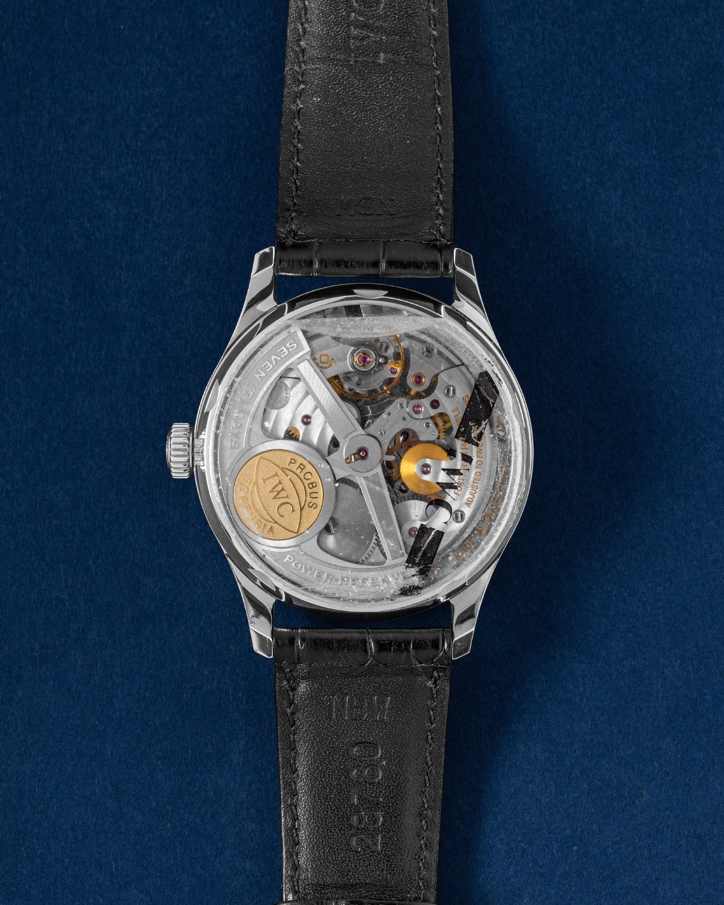 2008 Black IWC Portuguese Automatic IW500109 | Grand Caliber Watches