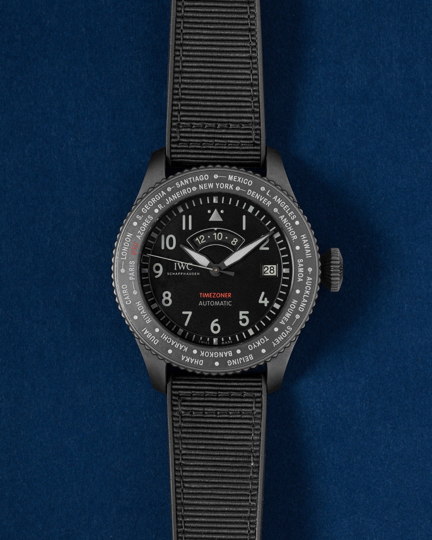 Ceramic IWC Timezoner Top Gun Pilot 46 IW395505 | Grand Caliber Near You