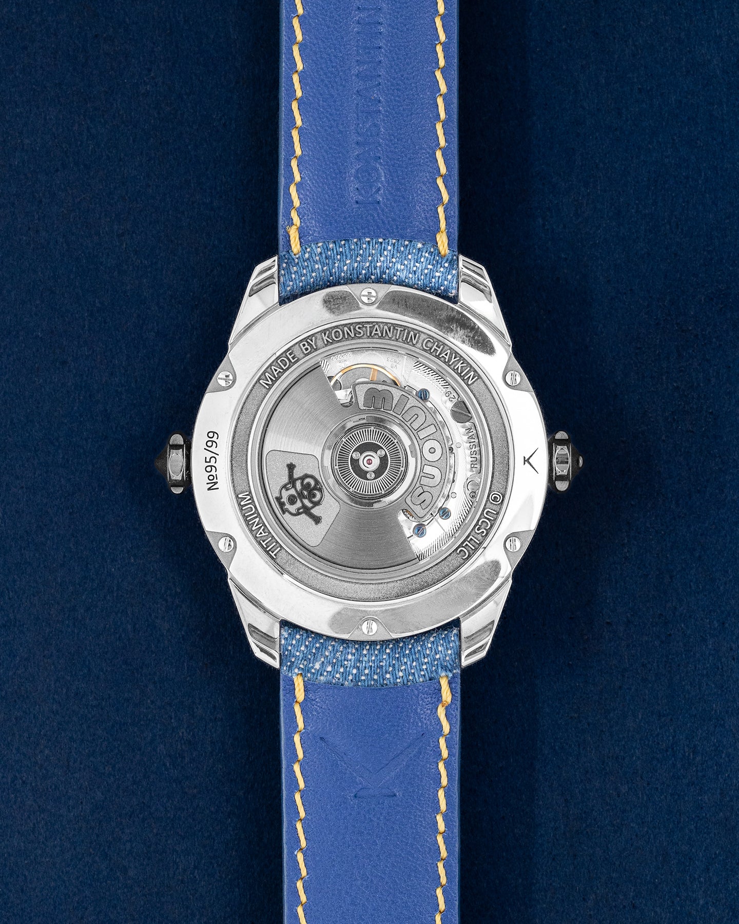 Limited Edition 40mm Titanium Konstantin Chaykin Minions Minions Watch