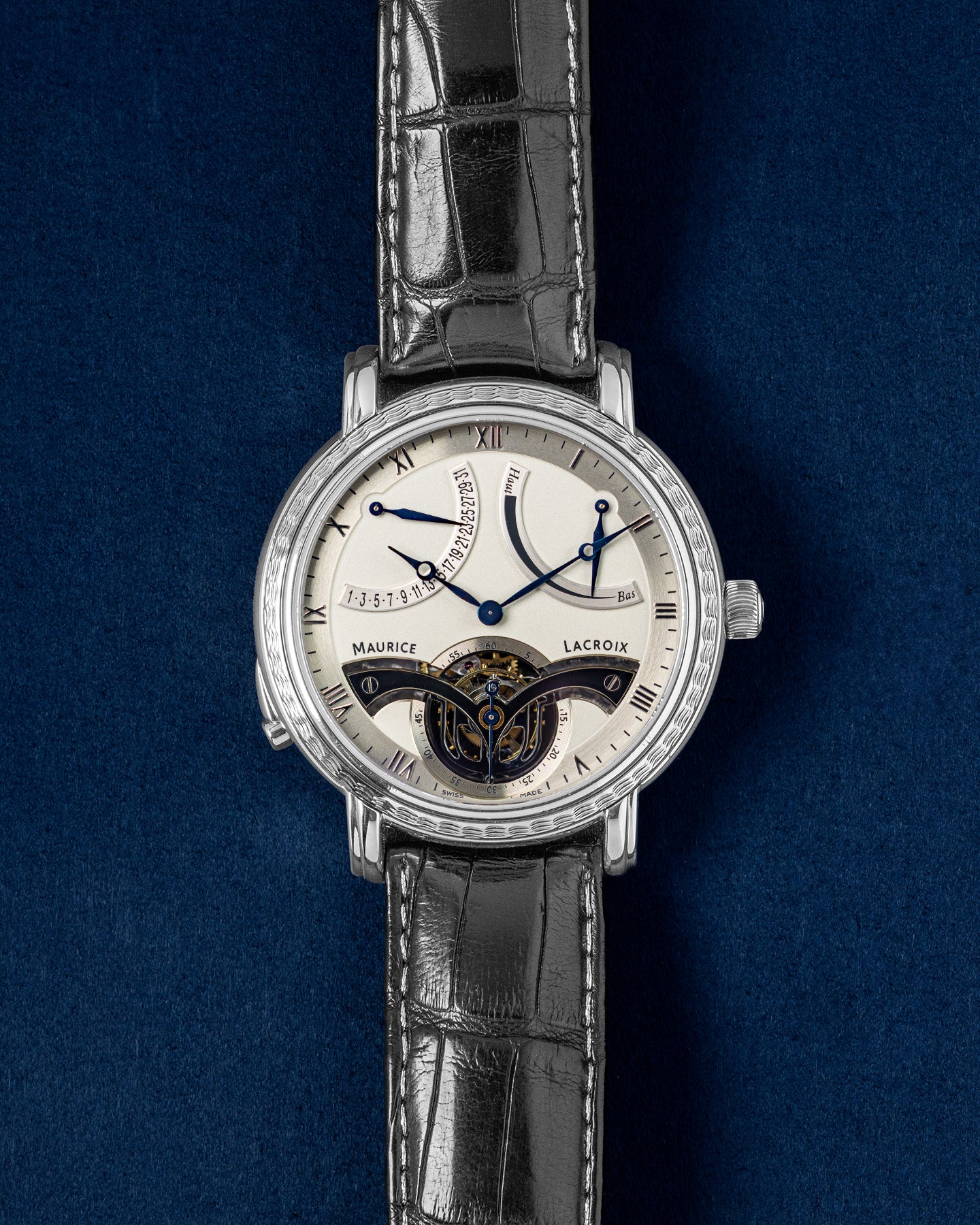 Maurice Lacroix Masterpiece Tourbillon Retrograde MP7088-PL201-110