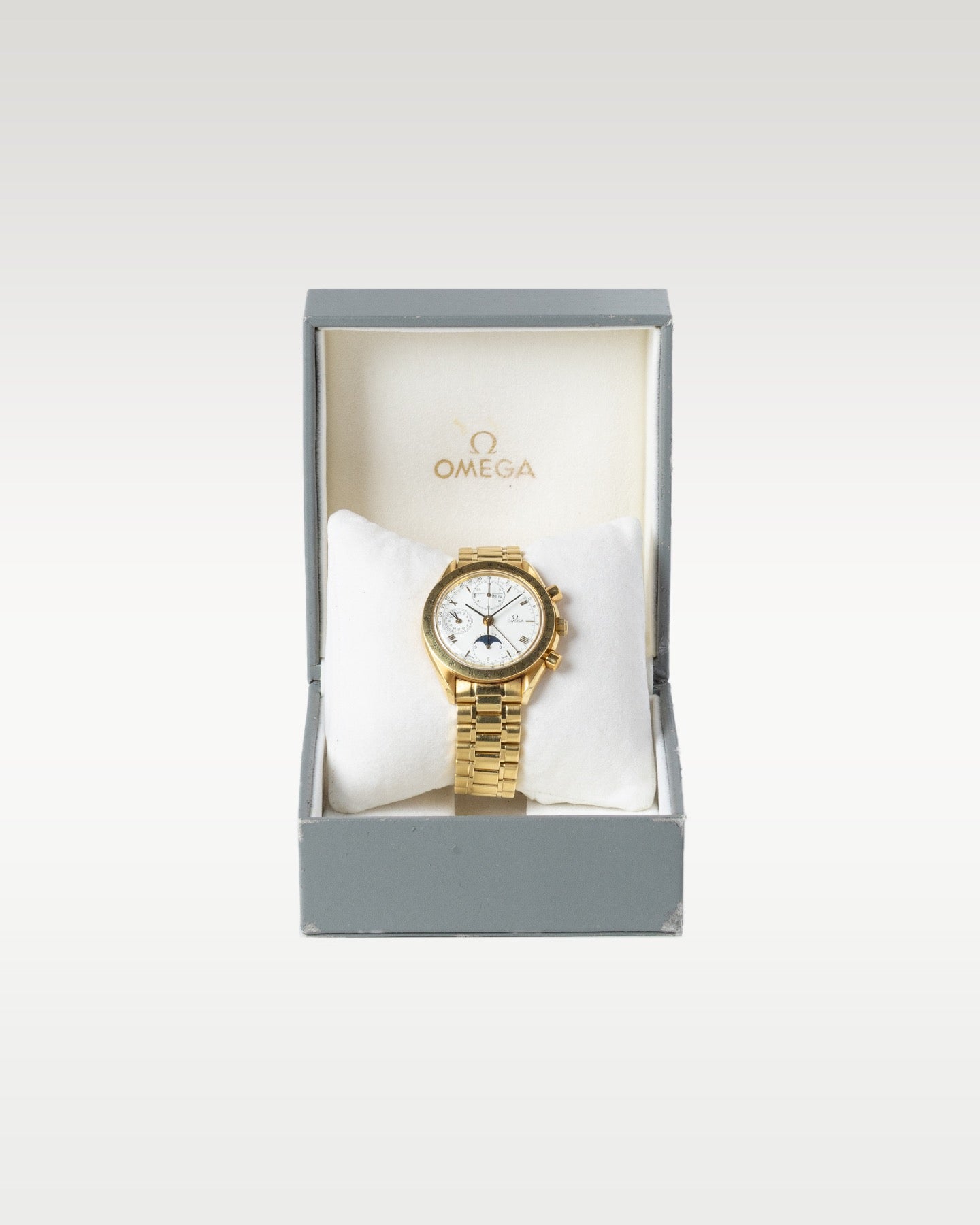 Vintage Yellow Gold Omega Speedmaster 39 175.0034 | Grand Caliber TX