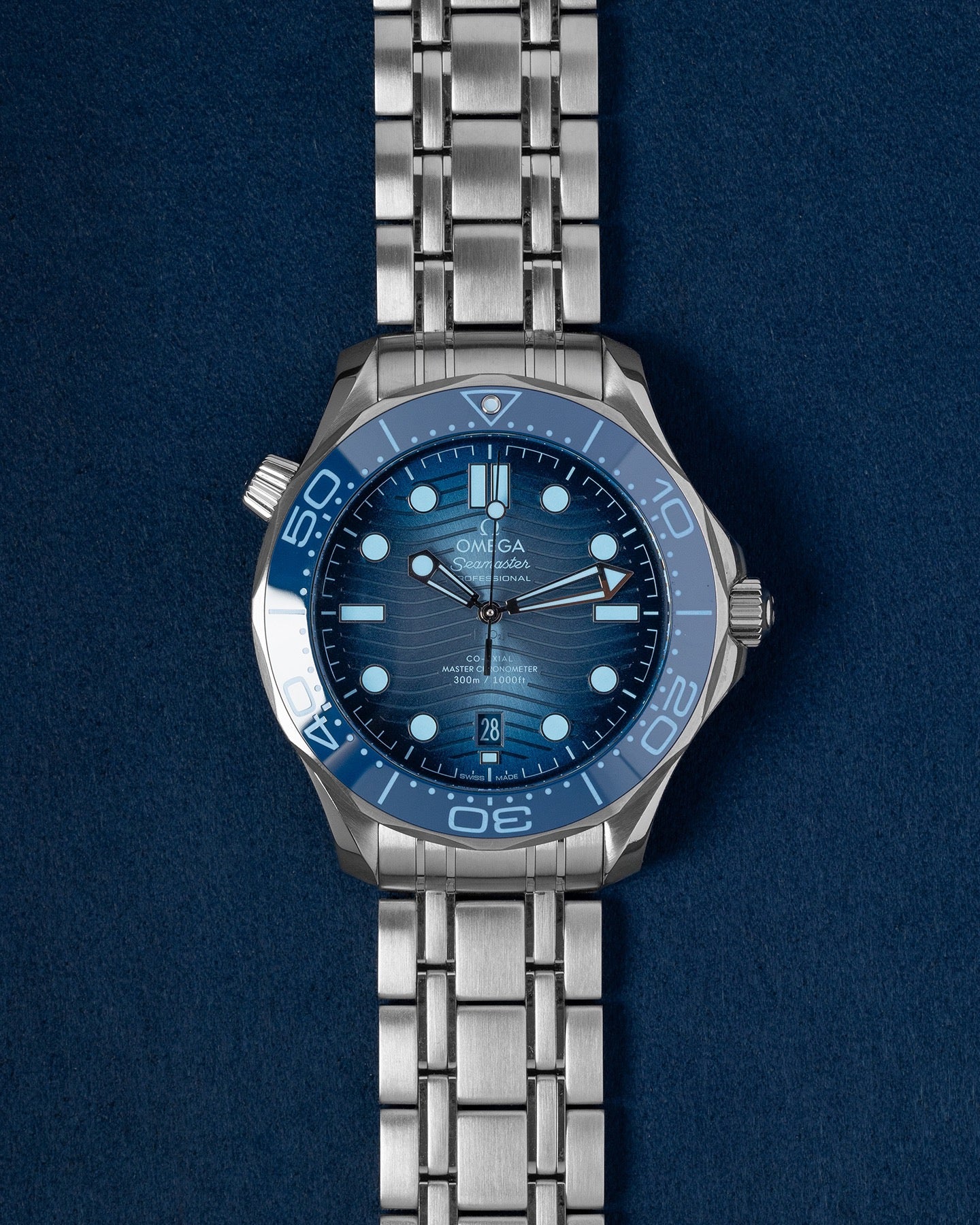 Omega Summer Blue Seamaster Diver 210.30.42.20.03.003 | Grand Caliber Dallas, Texas