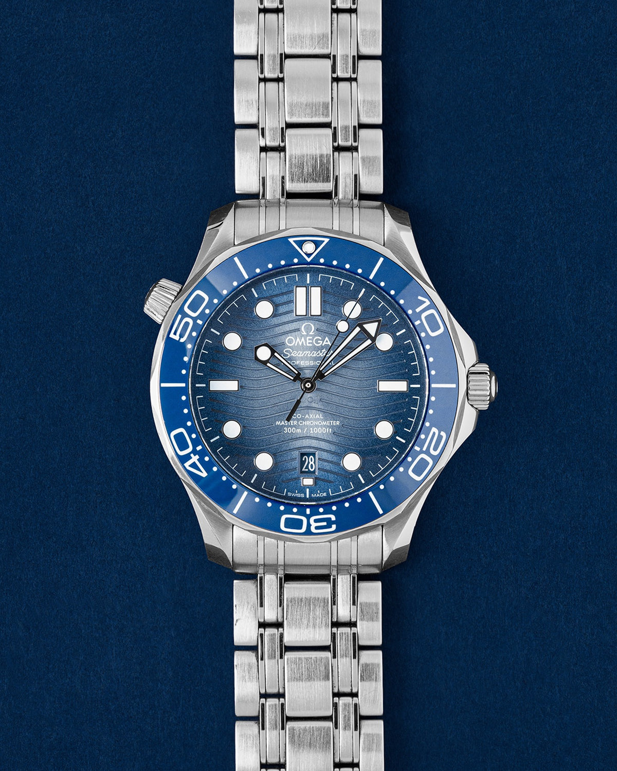Omega Summer Blue Seamaster Diver 300m 75th 210.30.42.20.03.003