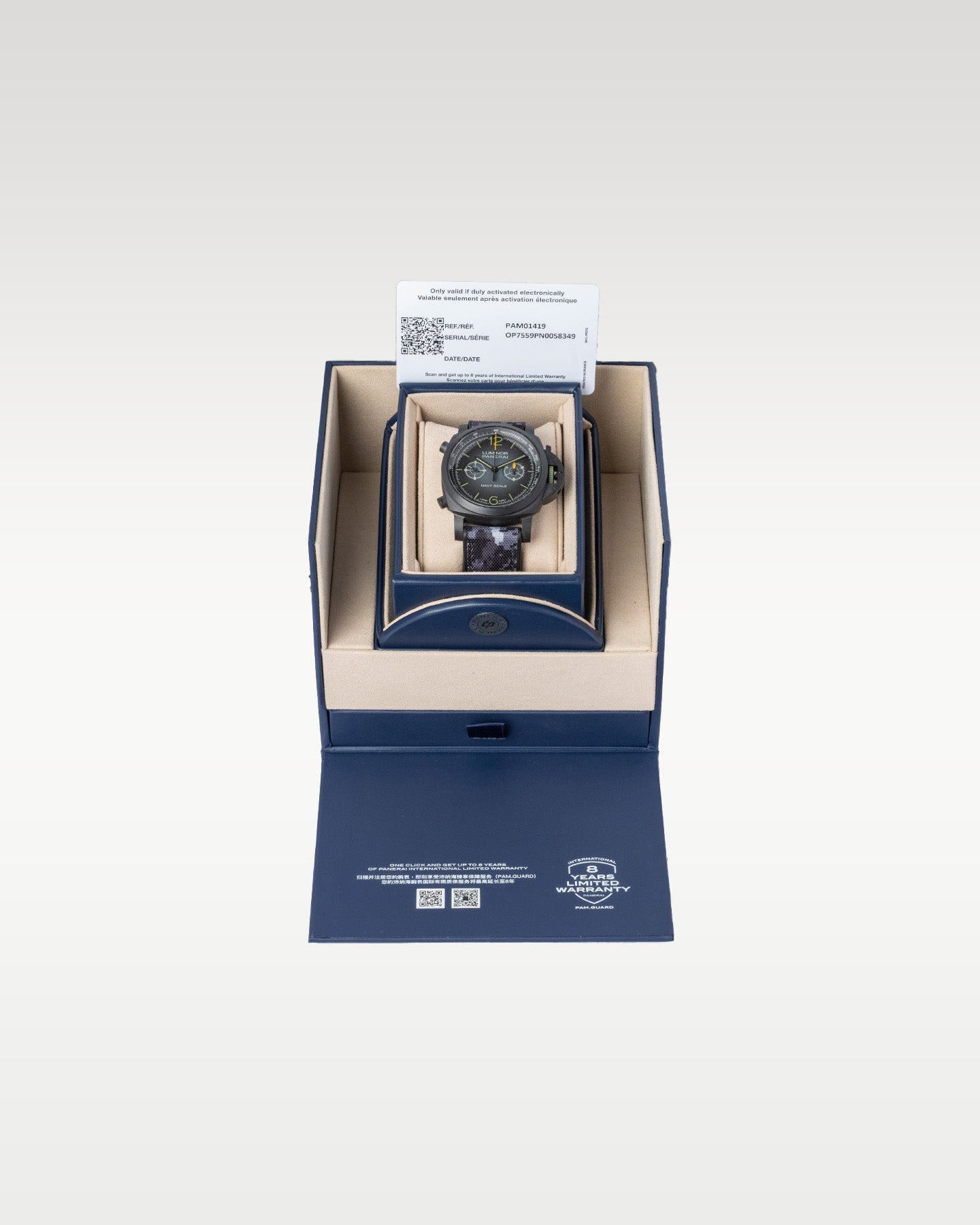 Panerai Luminor Chrono Carbotech Navy Seals PAM01419