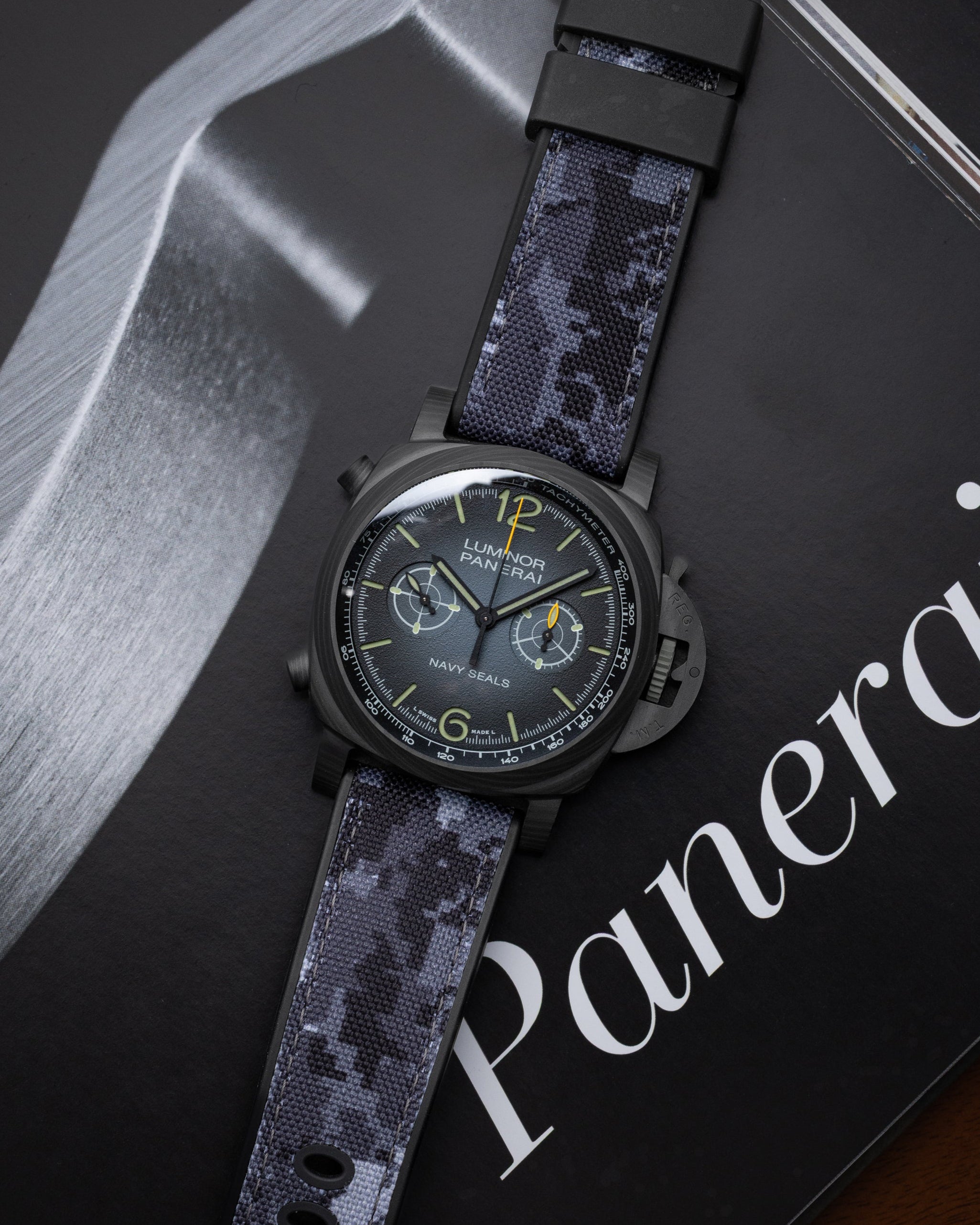Panerai Luminor Chrono Carbotech Navy Seals PAM01419