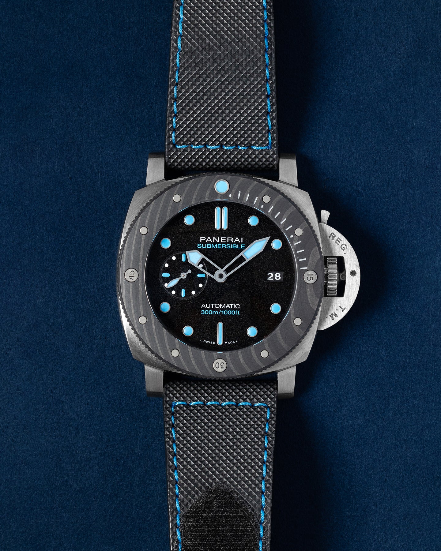 2020 Blue Panerai Submersible Bmg-Tech PAM00799 Carbon Watch | Grand Caliber Dallas