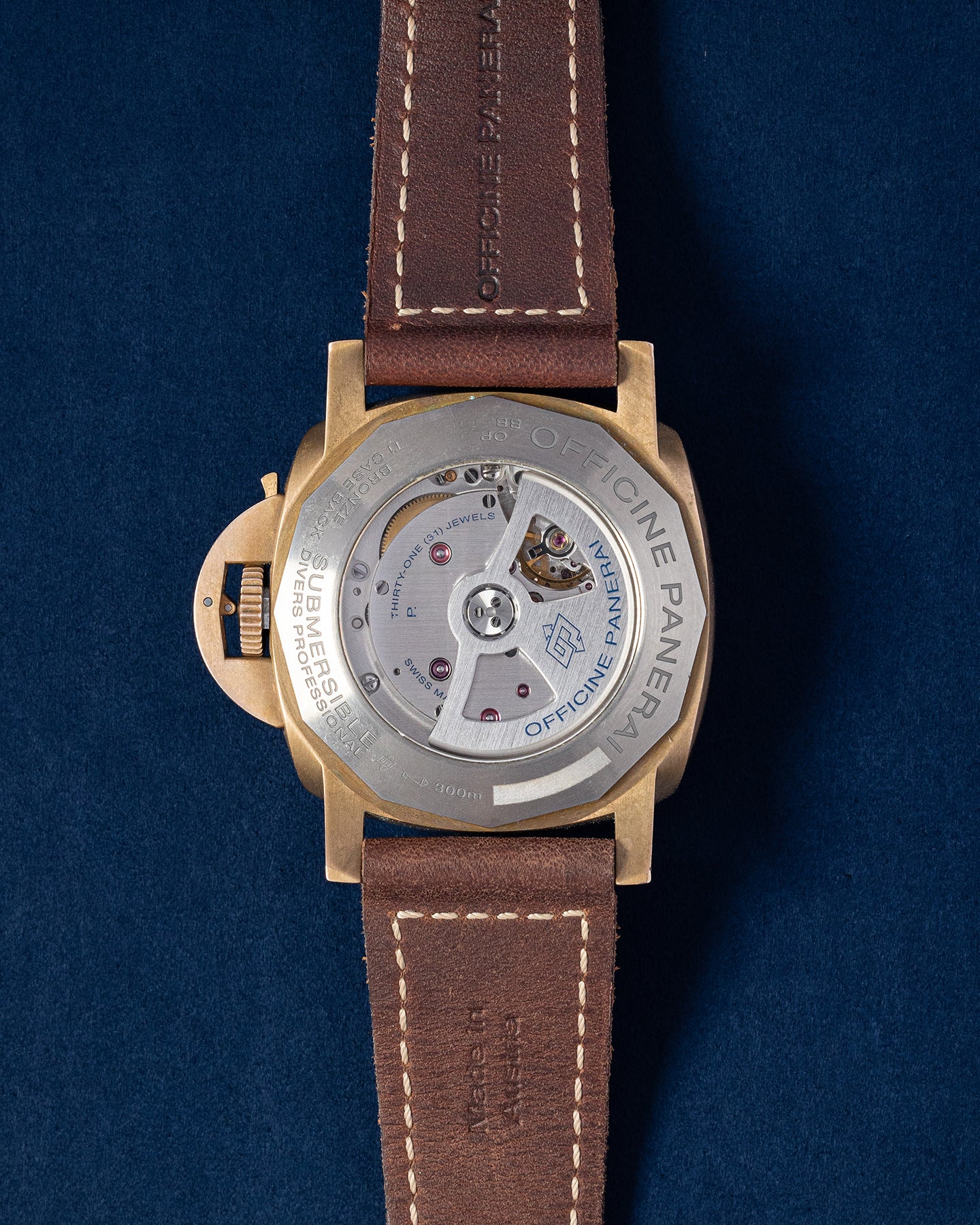 Brown 47mm Panerai Submersible Bronzo PAM00968 Watch | Grand Caliber Dallas