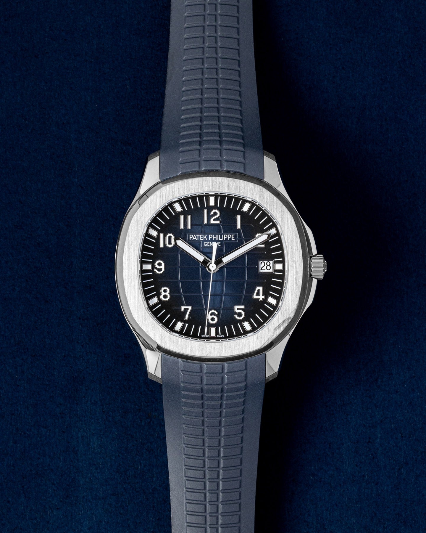Blue White Gold Patek Philippe Aquanaut 5168G-001 | Grand Caliber DFW, Texas