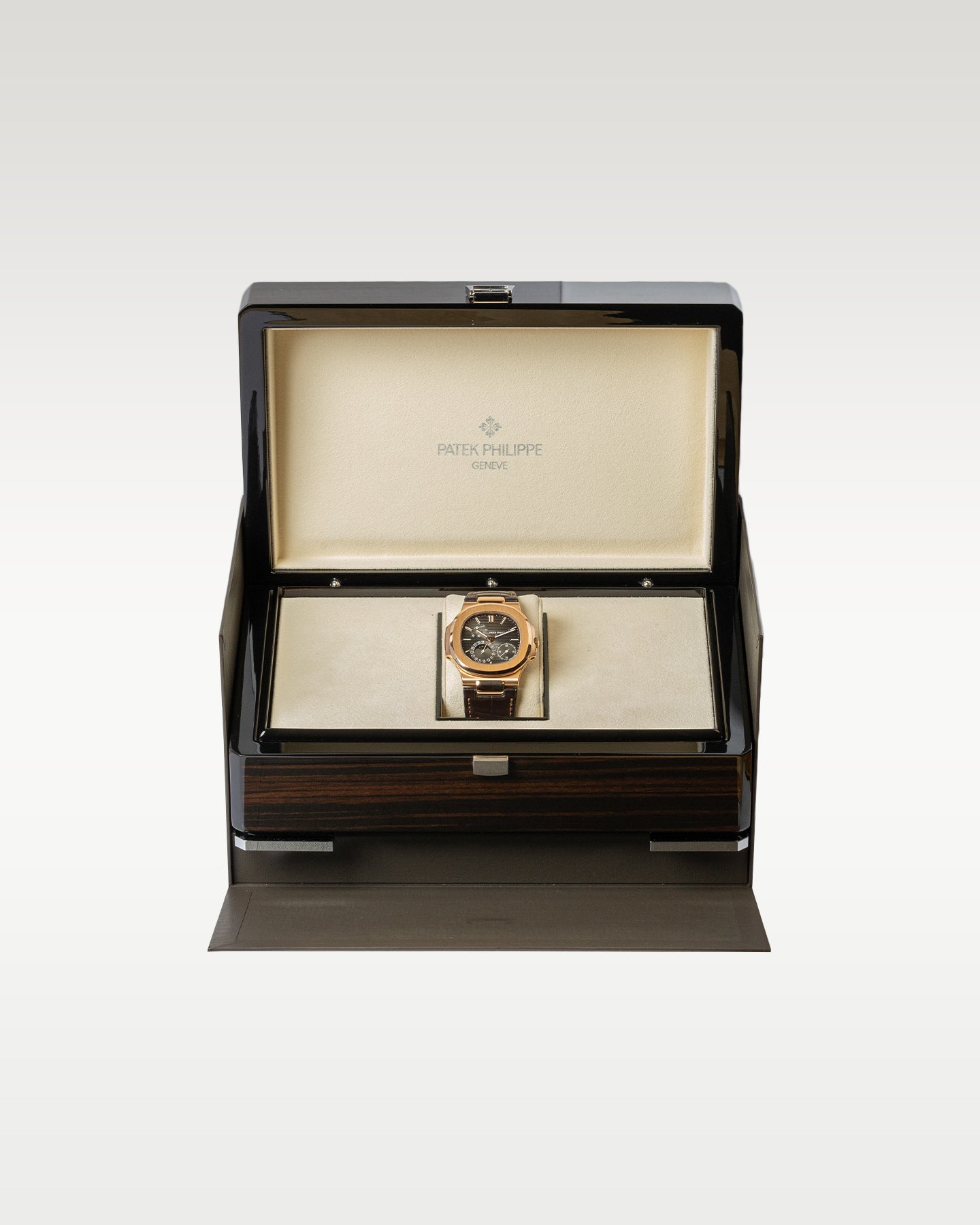 Rose Gold 40mm Patek Philippe Nautilus 5712R-001 Brown Dial Watch