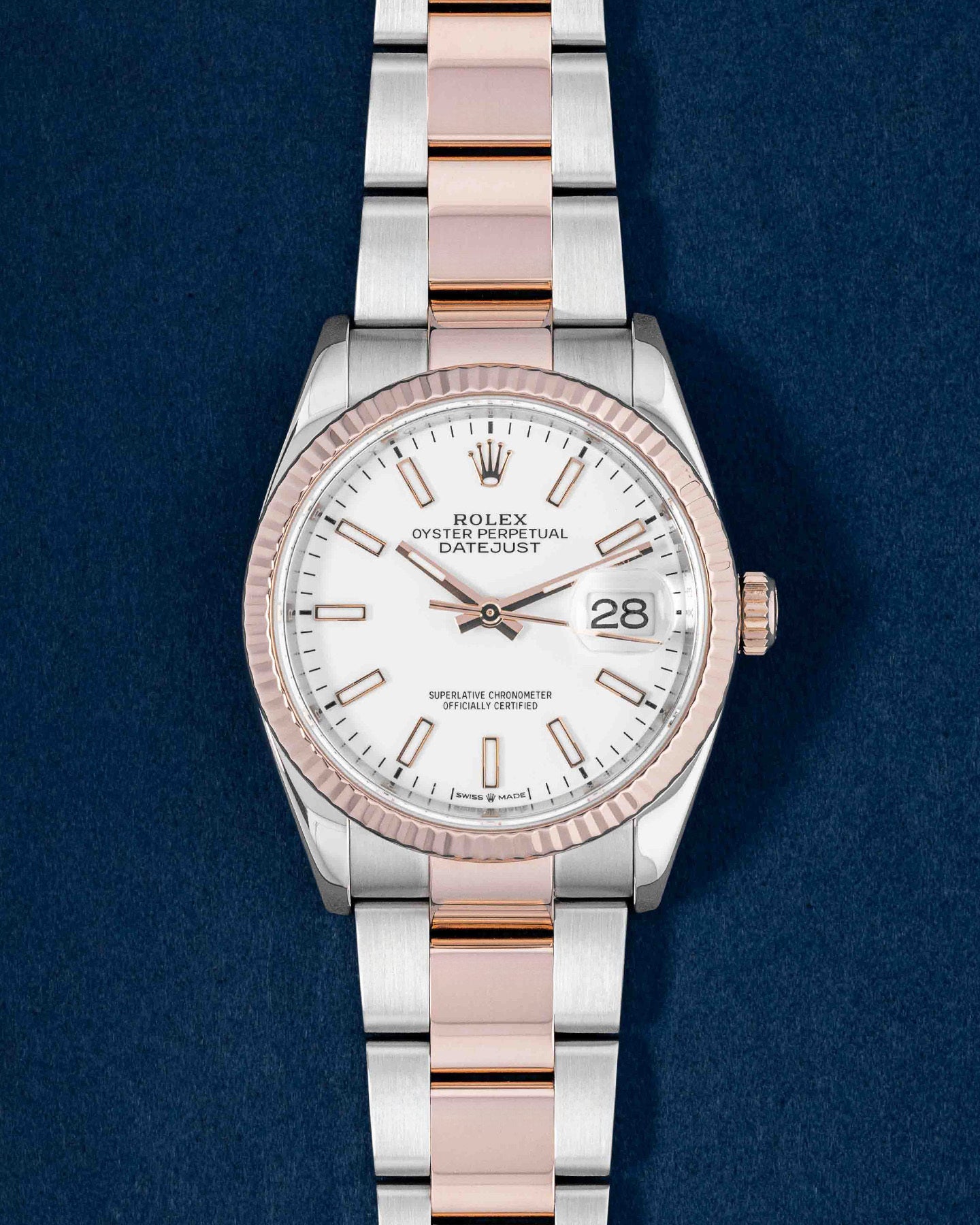 Rolex Datejust White Dial Oyster Bracelet 126231