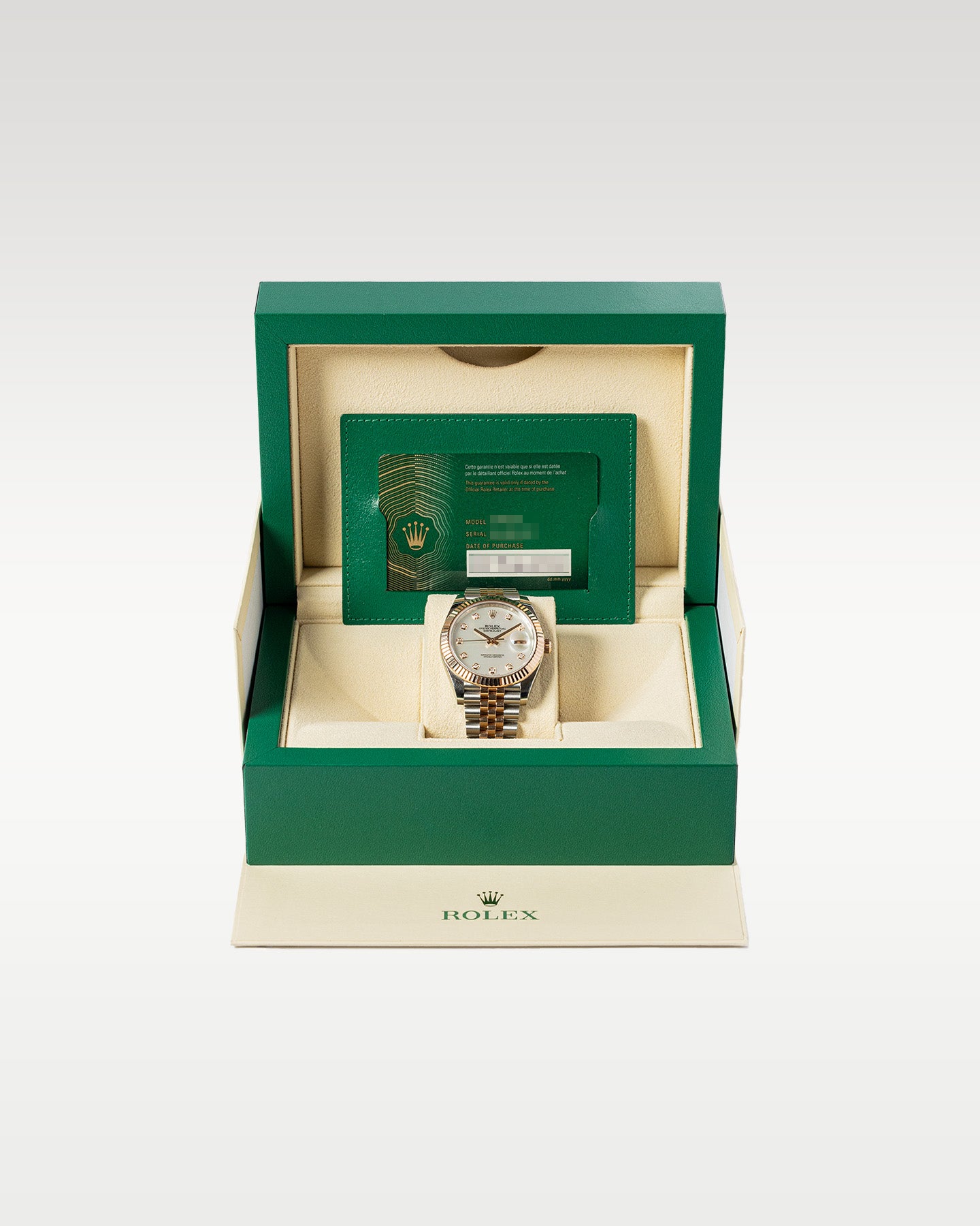 Everose Rolesor 41mm Rolex Datejust 126331 MOP Dial Watch at Grand Caliber